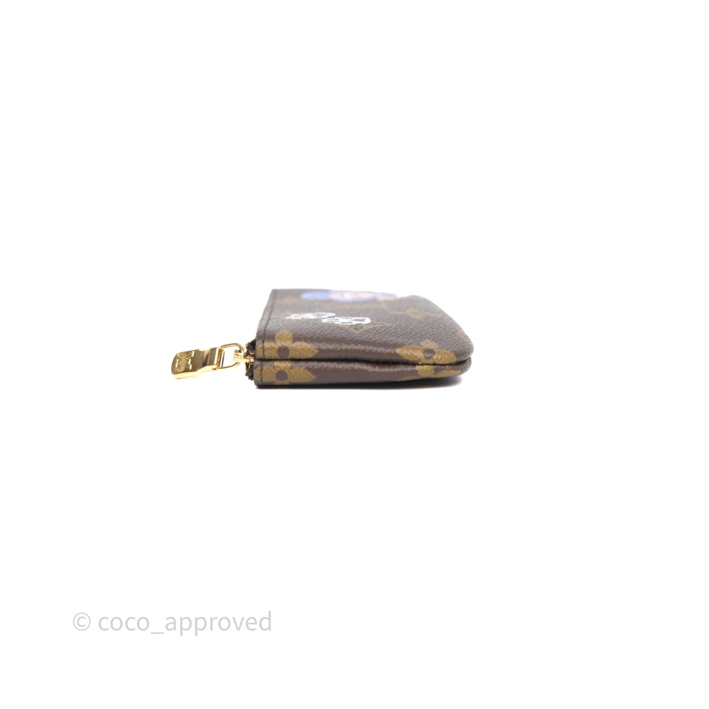 Louis Vuitton Vivienne Wintery Travel Collection Key Pouch Monogram Canvas