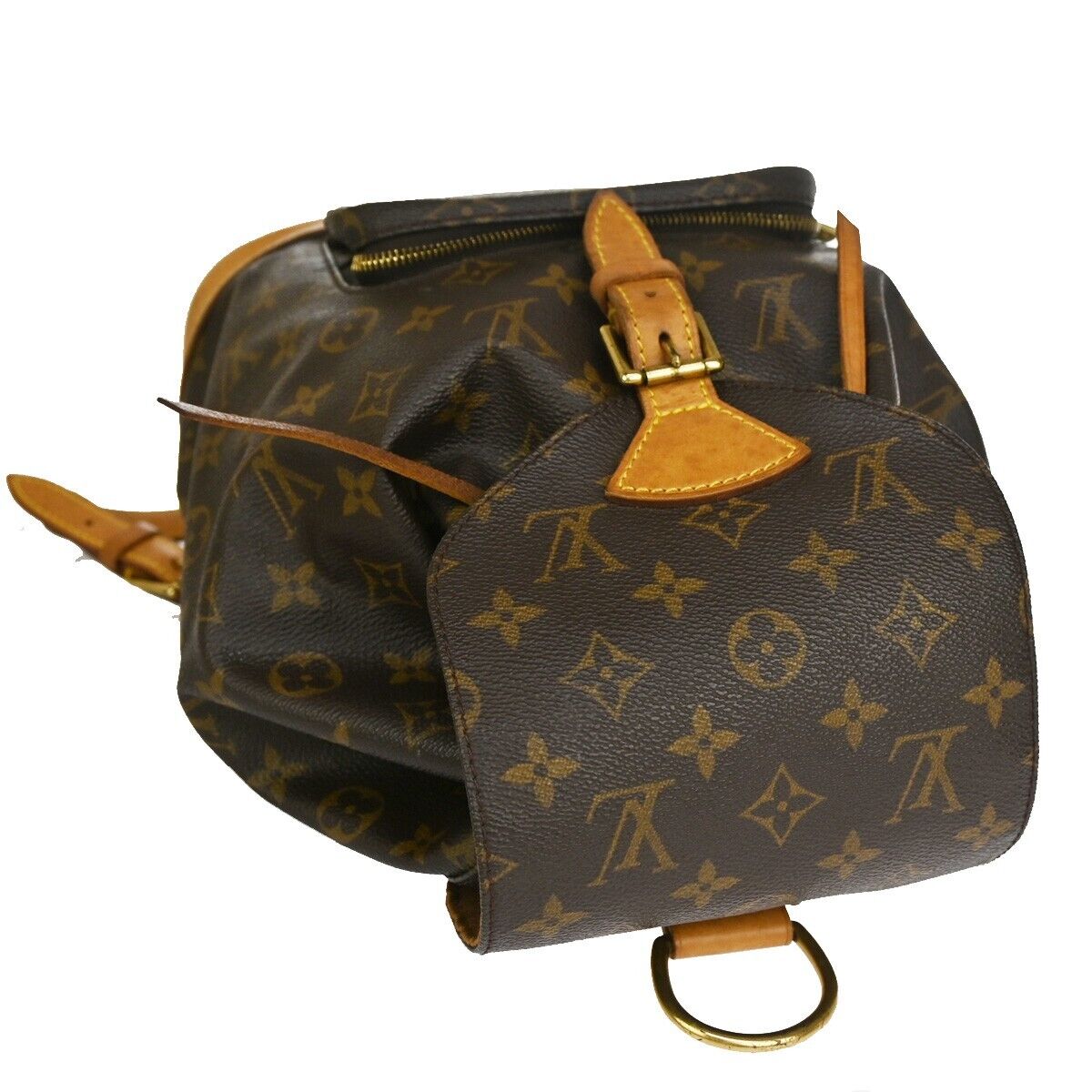 Louis Vuitton Montsouris Mm  Canvas Backpack Bag ()