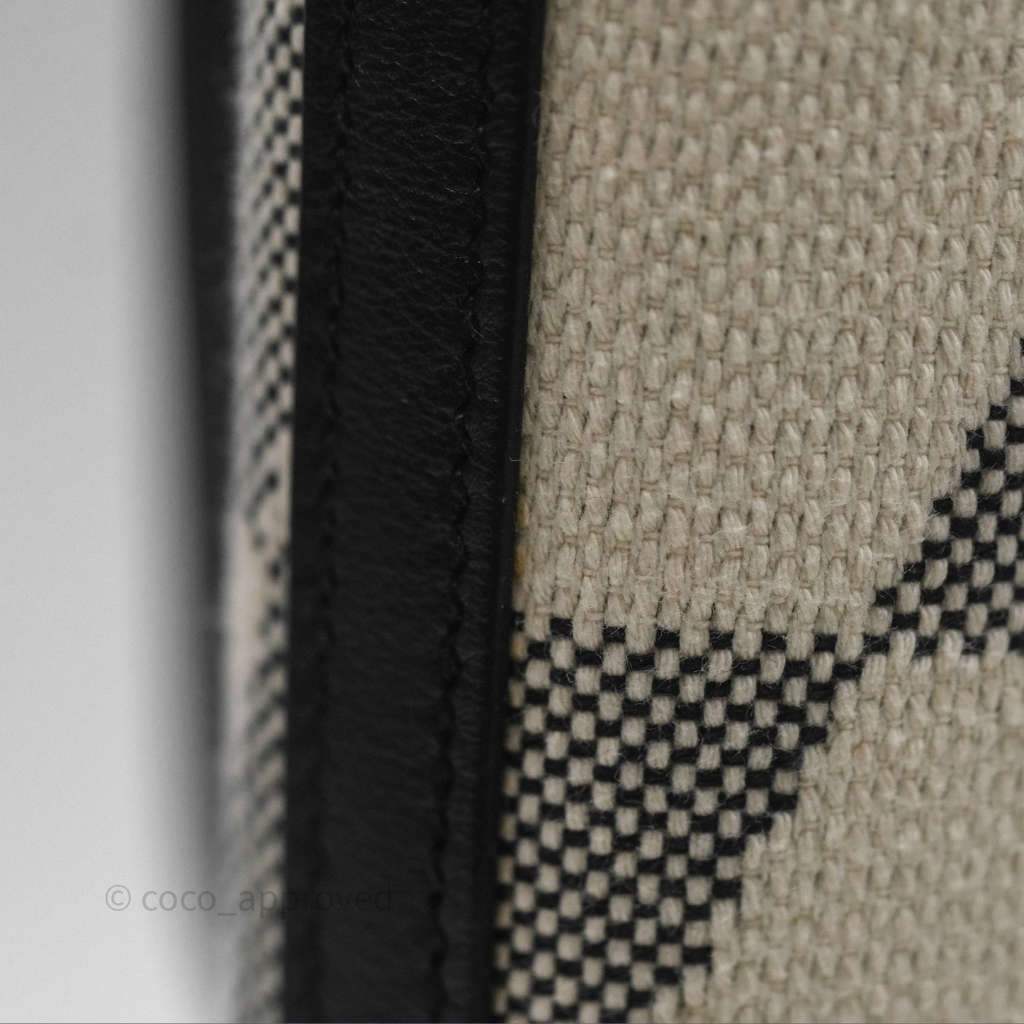 Hermès Cabas H En Biais 27 Noir 89 Swift/Canvas
