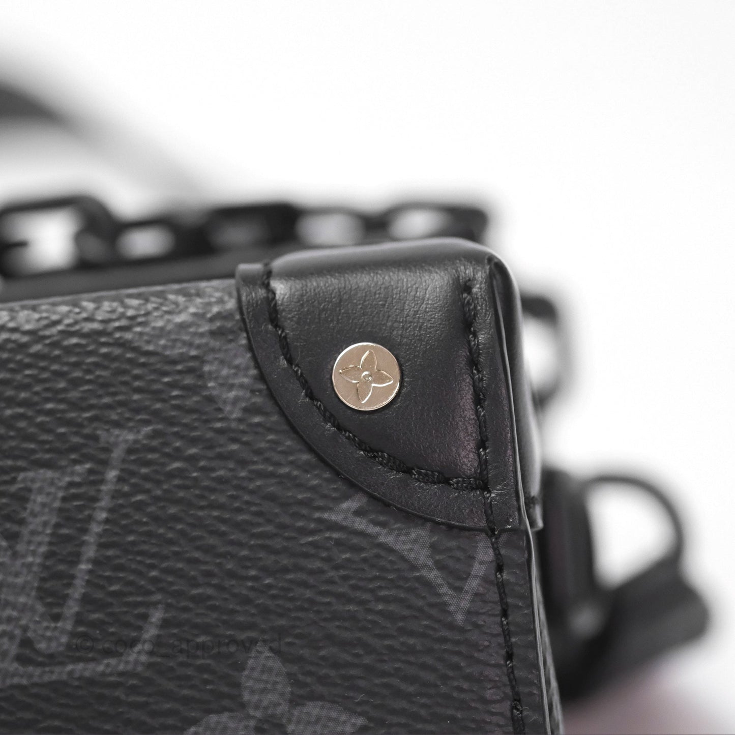 Louis Vuitton Steamer Wearable Wallet Monogram Eclipse Canvas