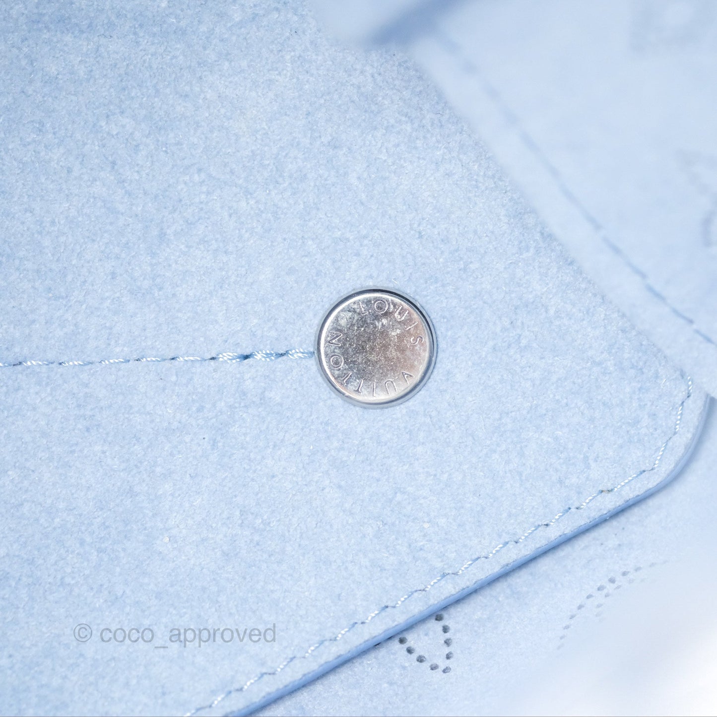 Louis Vuitton Bella Blue Nuage Mahina Calfskin