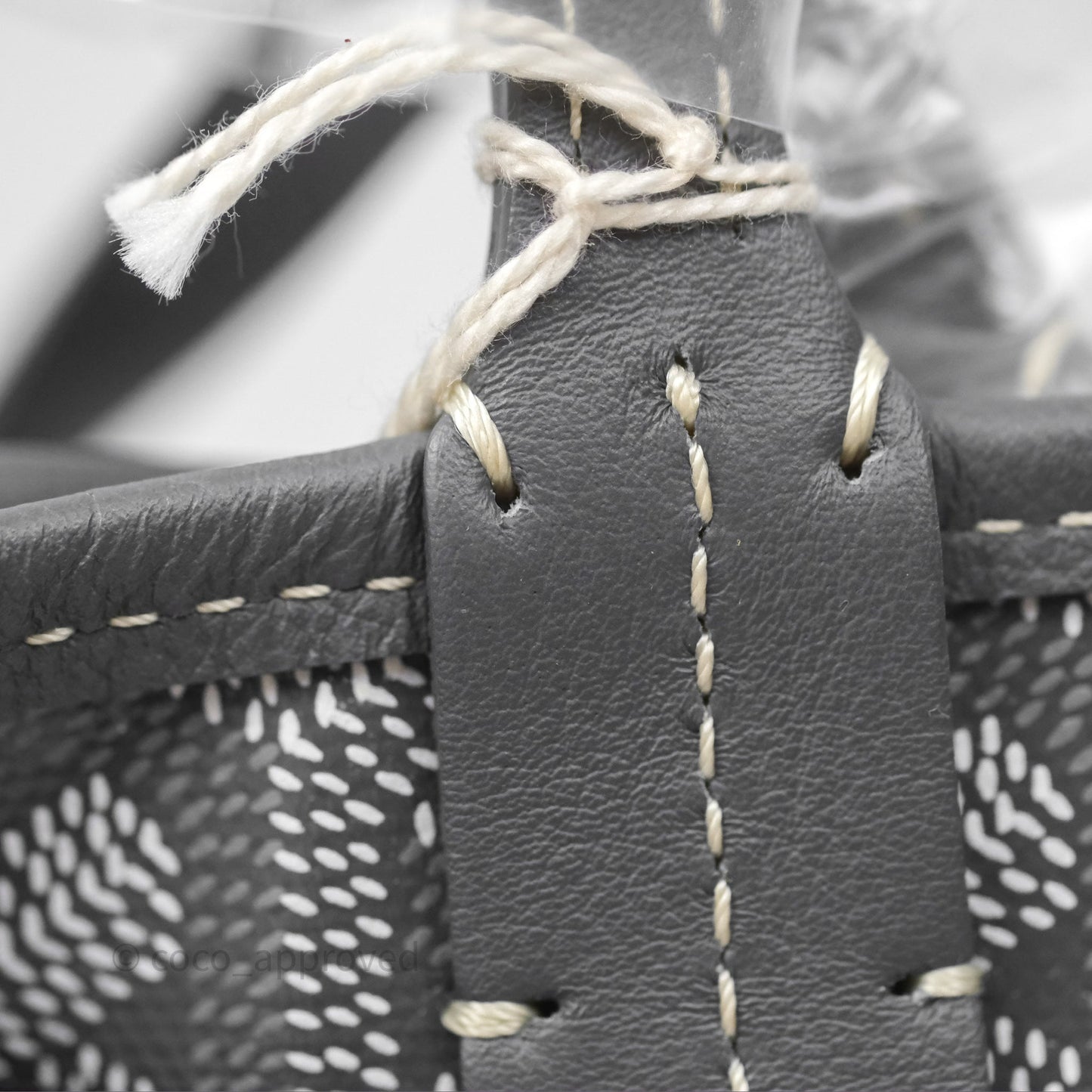 Goyard Anjou Mini Bag Goyardine Canvas Grey