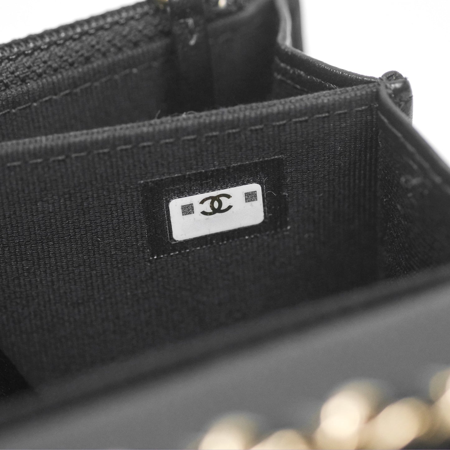 Chanel Mini Trendy WOC Black Lambskin Gold Hardware