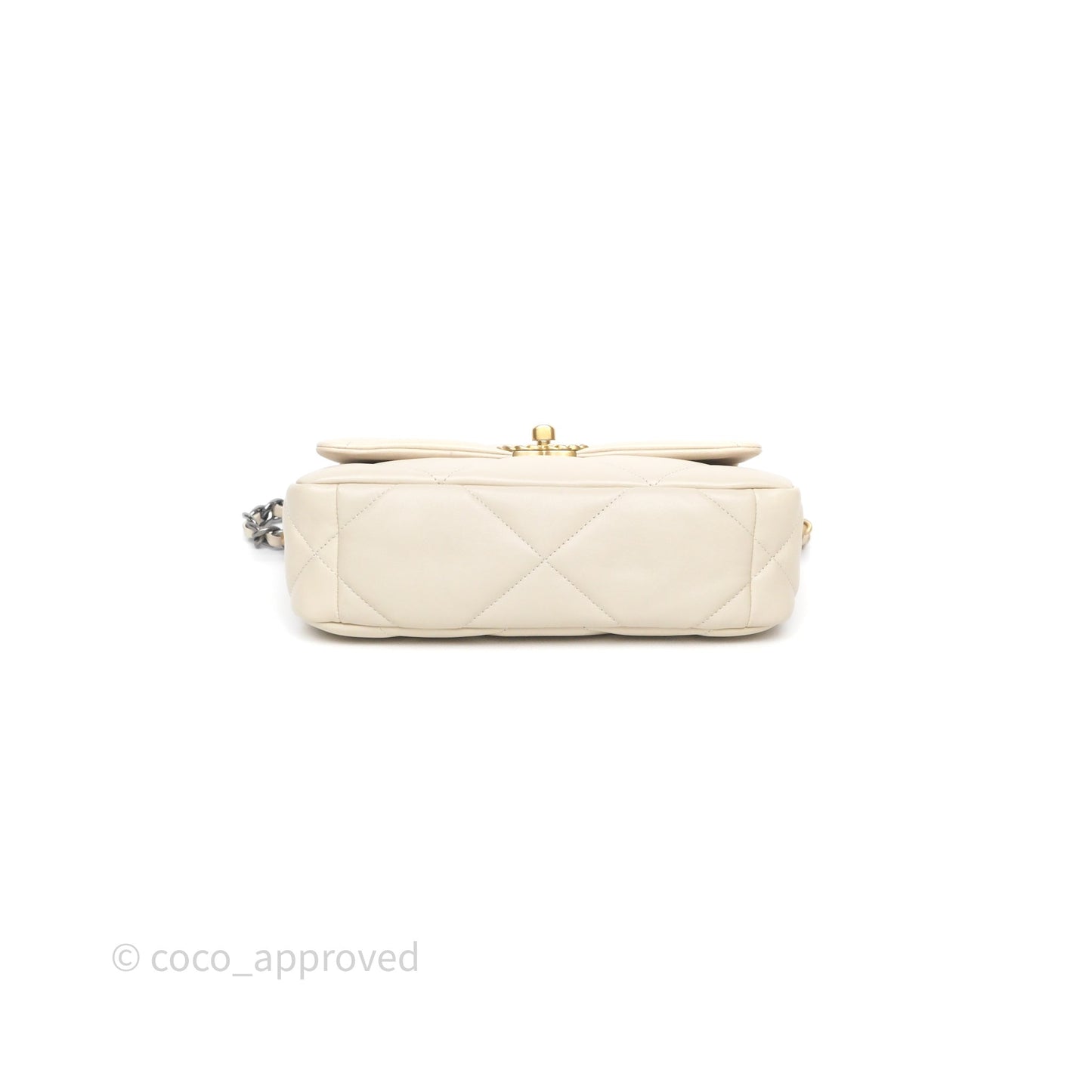 Chanel 19 Small Ivory Mixed Hardware