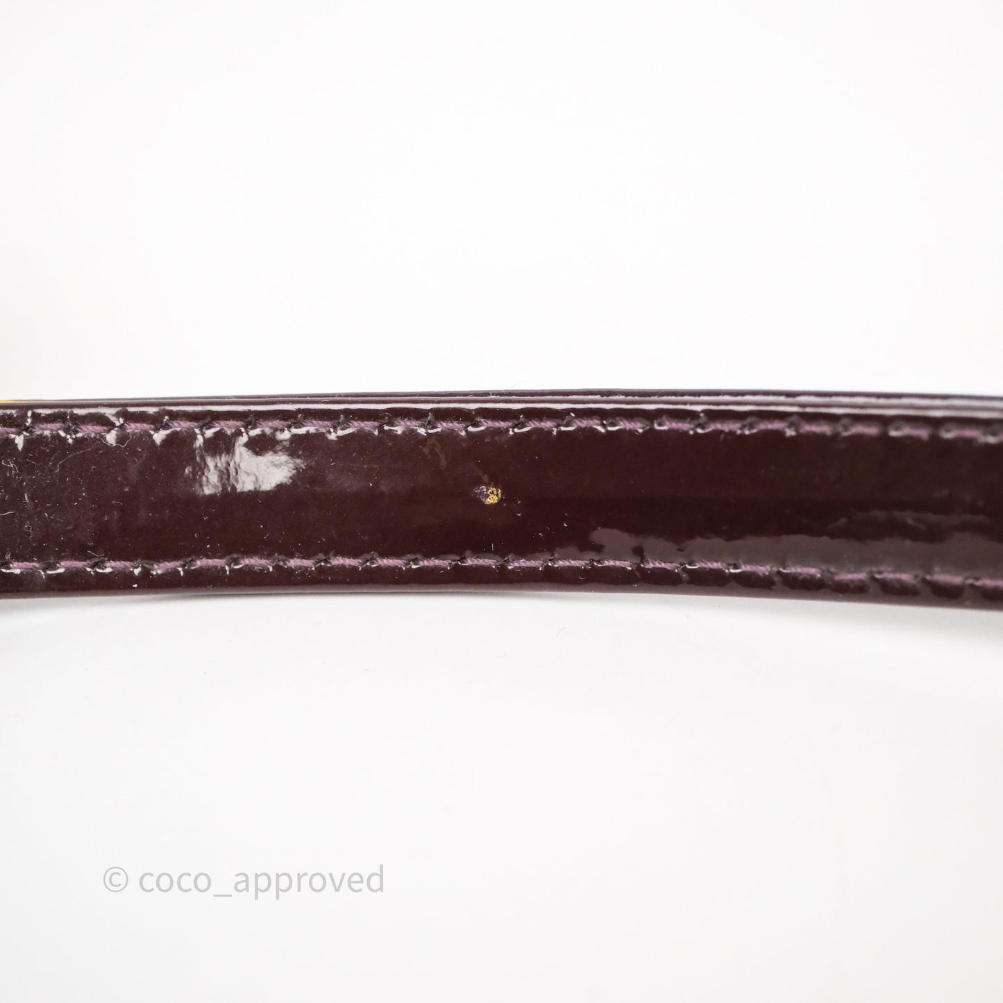 Christian Dior Medium Lady Dior Burgundy Patent Silver Hardware