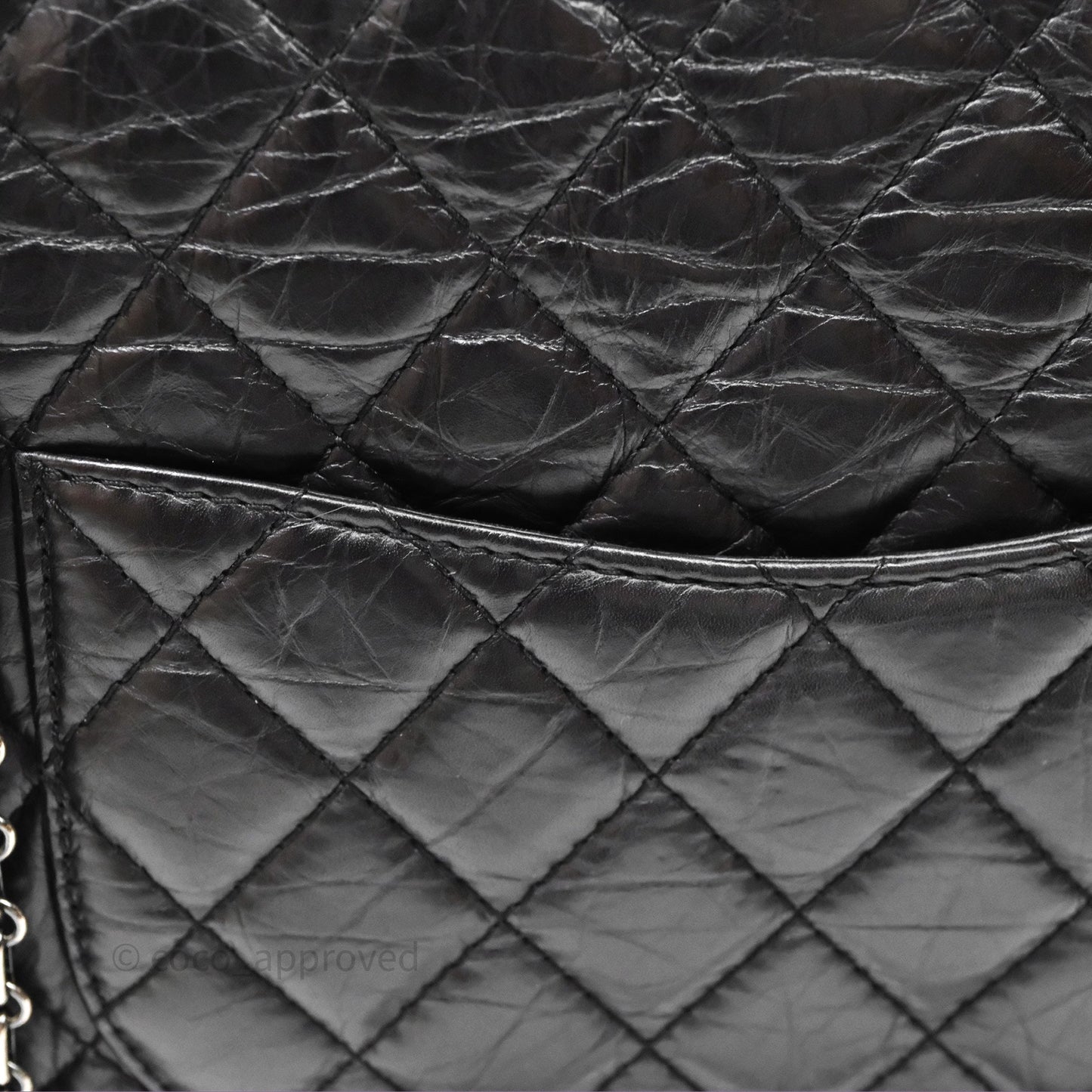 Chanel Reissue Quilted Aged Calfskin Black Ruthenium Hardware 226