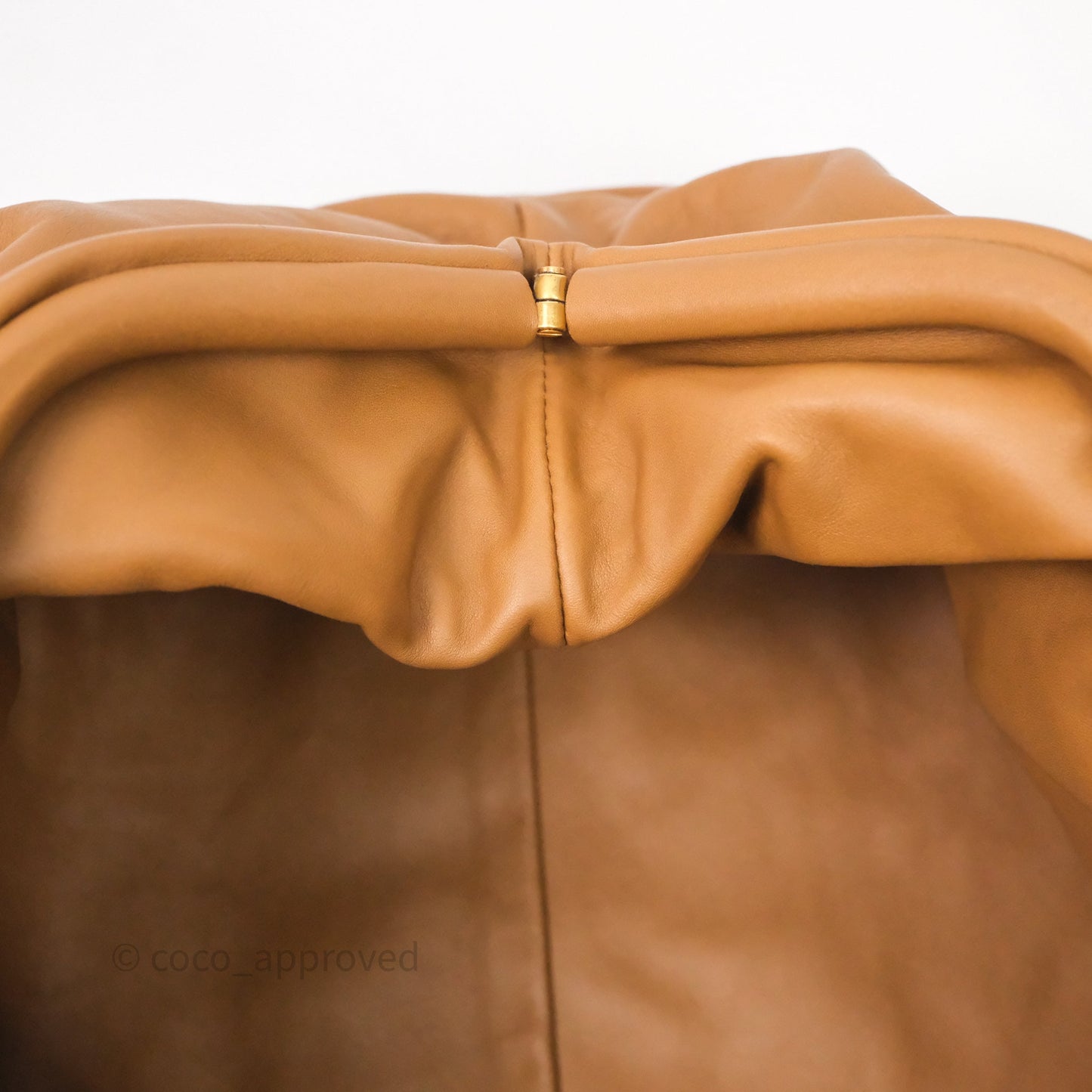 Bottega Veneta The Pouch Camel Butter Calfskin