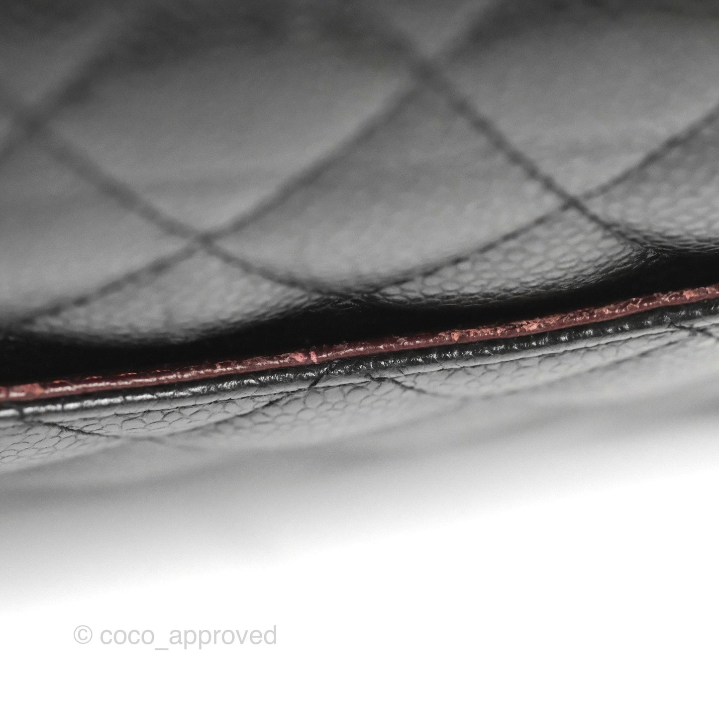 Chanel Classic M/L Medium Flap Quilted Black Caviar Silver Hardware