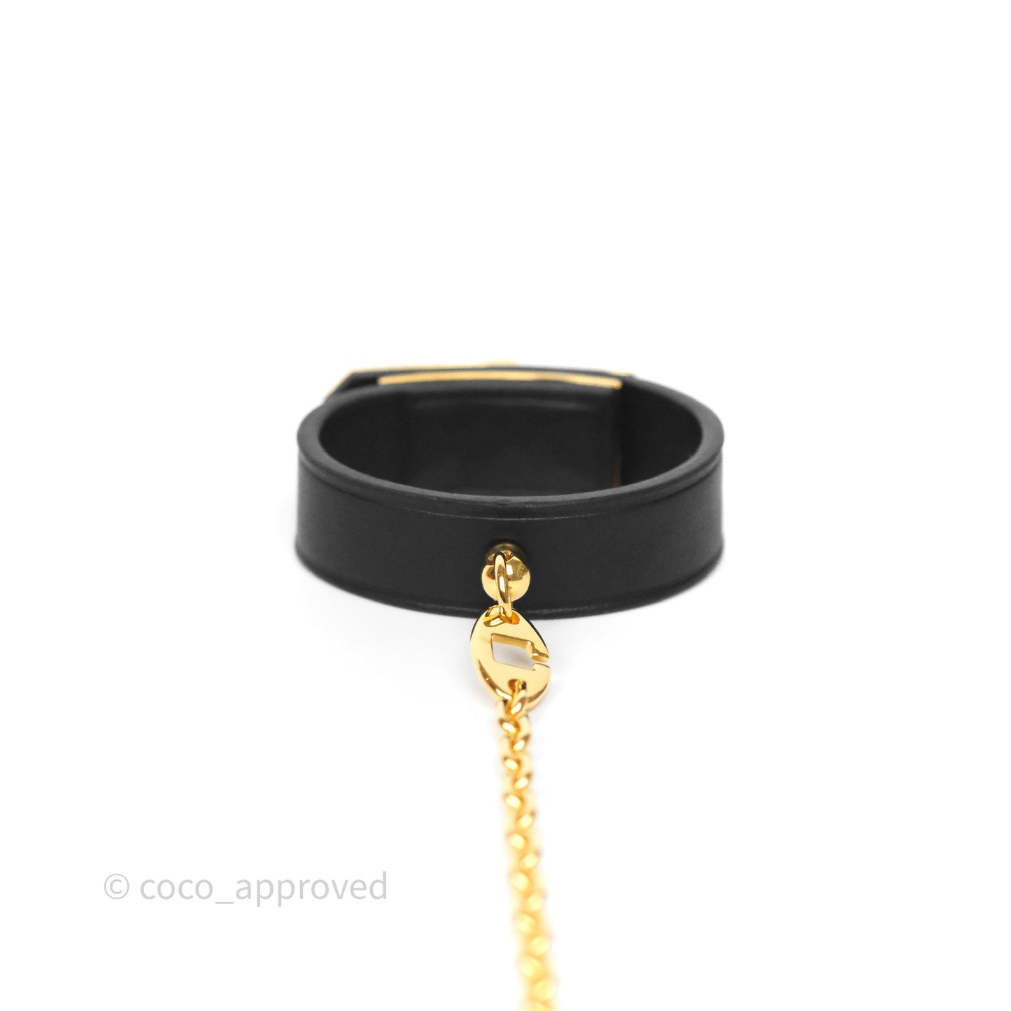Hermès Kelly Glove Clip Black Swift Gold Hardware