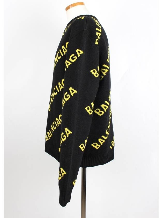 Luxury Balenciaga Multi logo knit M
