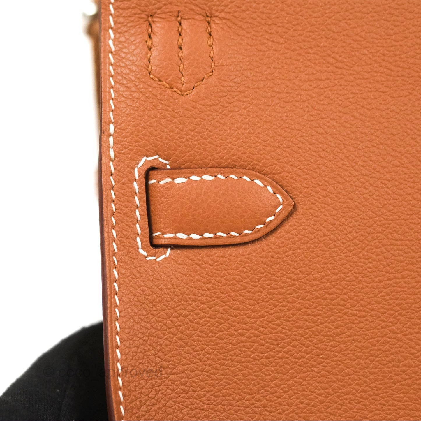 Hermès Mini Jypsiere Gold Evercolor Palladium Hardware