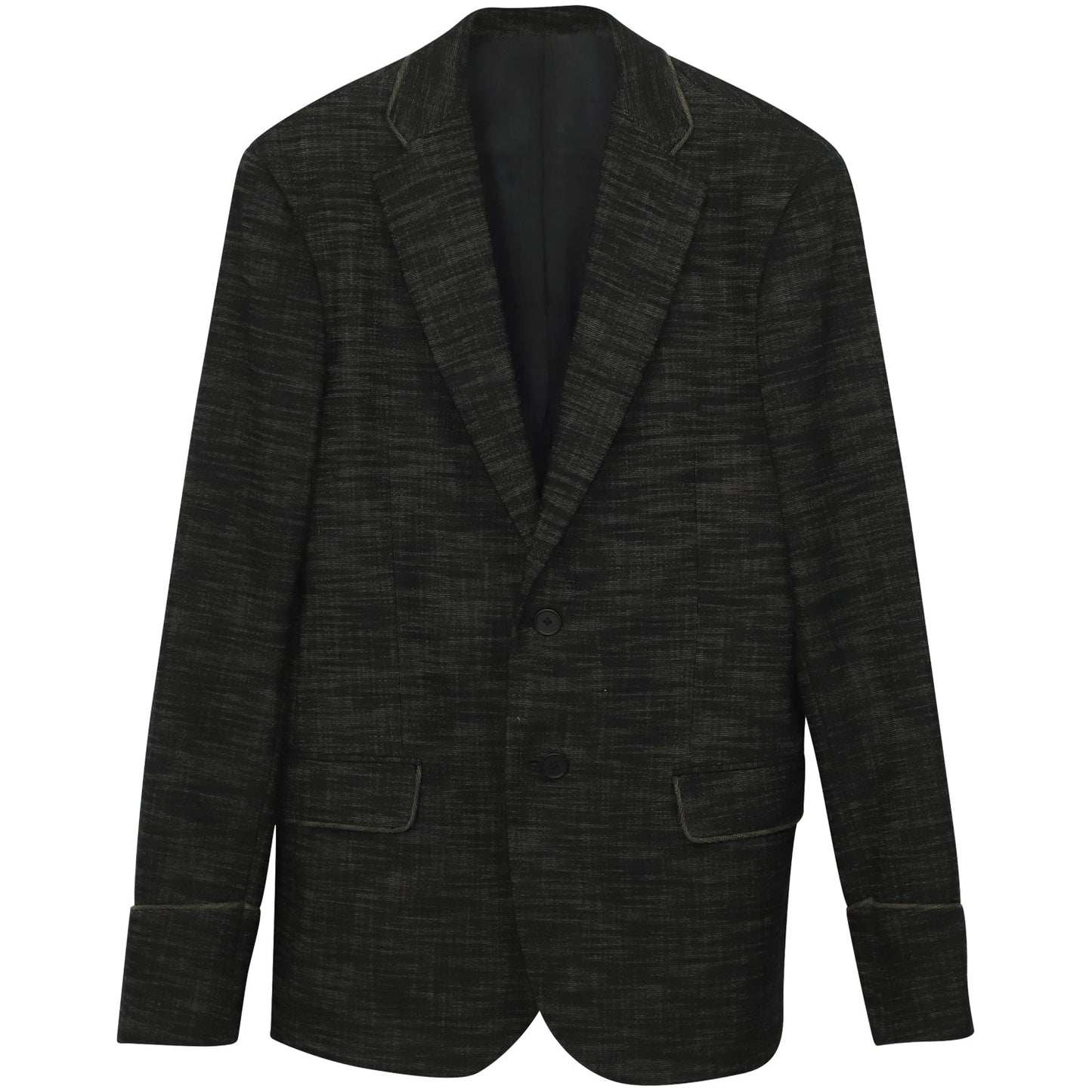 Luxury Bottega Veneta Blazer in Black Print Cotton