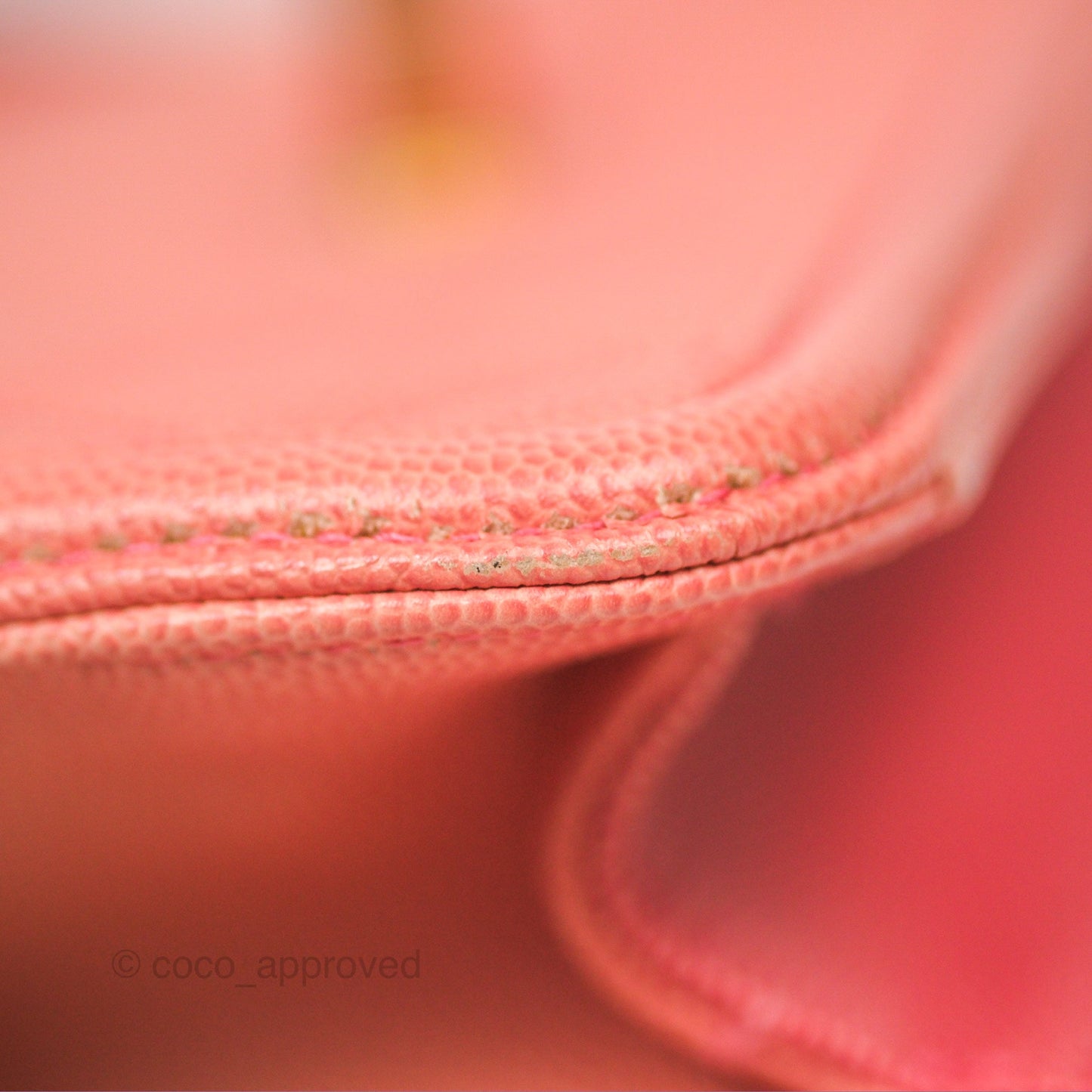 Chanel Sunset On The Sea Flap Bag Pink Caviar Aged Gold Hardware