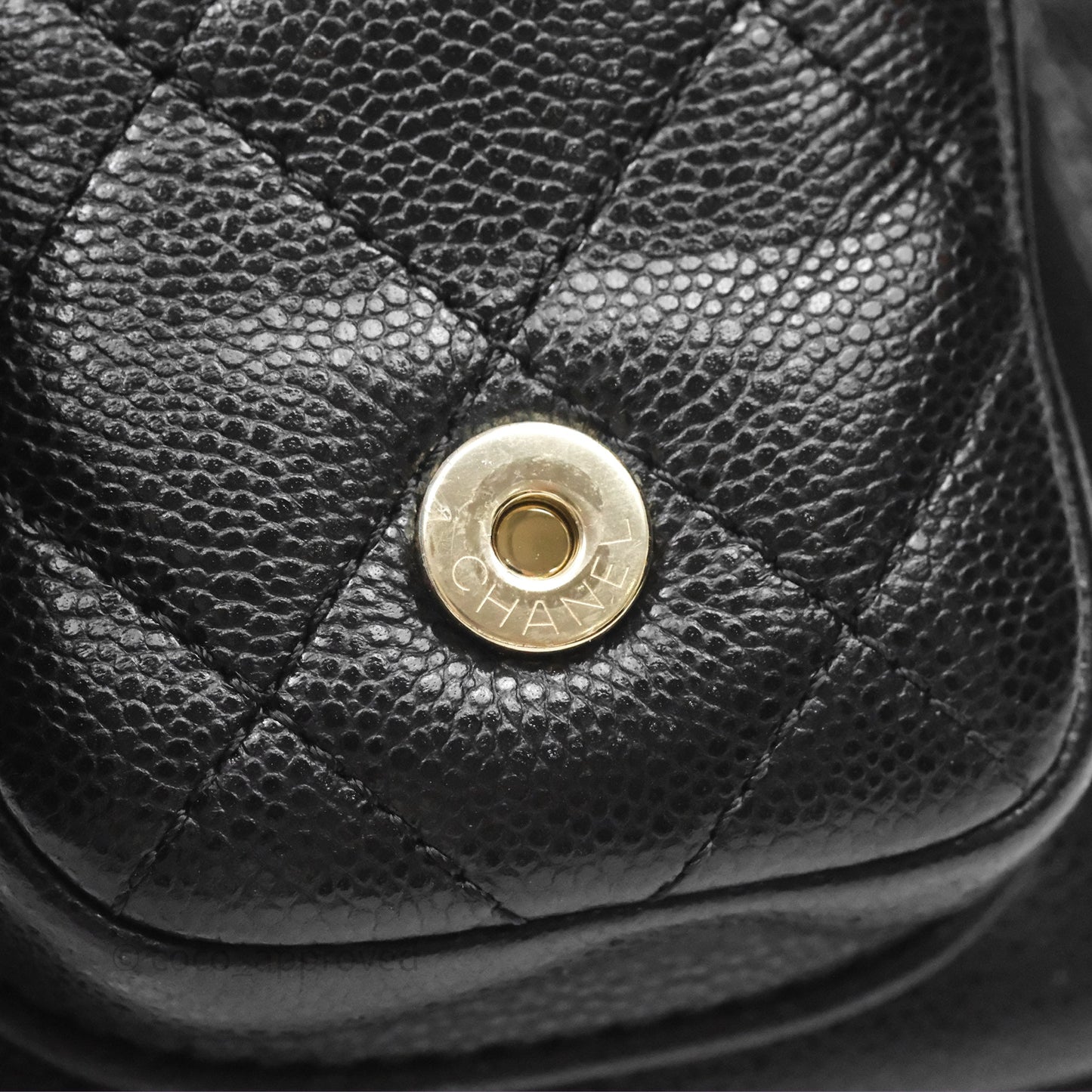 Chanel Small Duma Backpack Caviar Black Gold Hardware