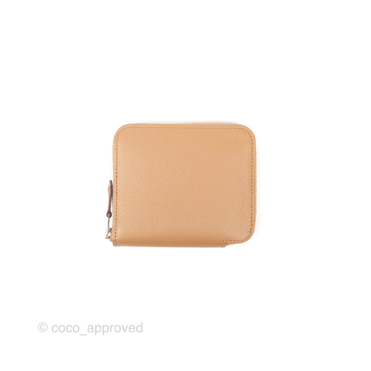 Hermès Silk In Compact Wallet Chai Epsom
