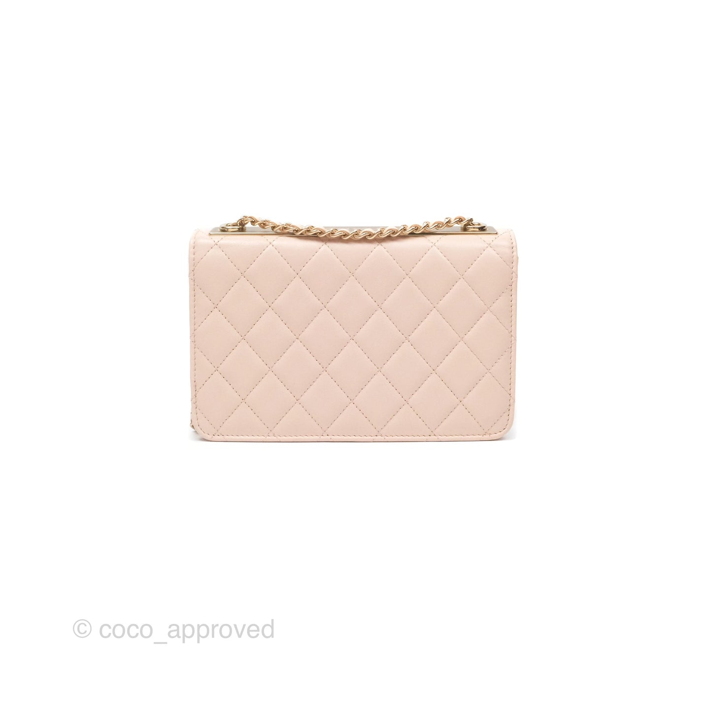 Chanel Trendy CC WOC Quilted Light Pink Lambskin Gold Hardware