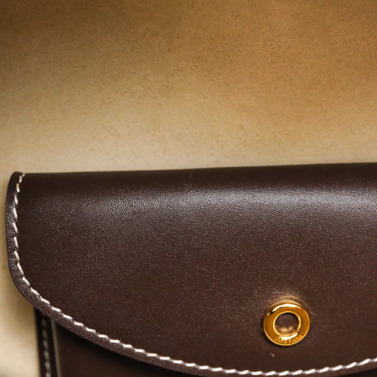 Loro Piana Extra Bag L27 Dark Choco Licorice Smooth Calfskin