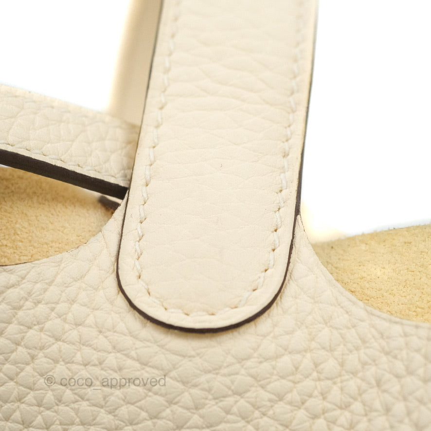 Hermès Picotin Lock 18 Nata Clemence Palladium Hardware