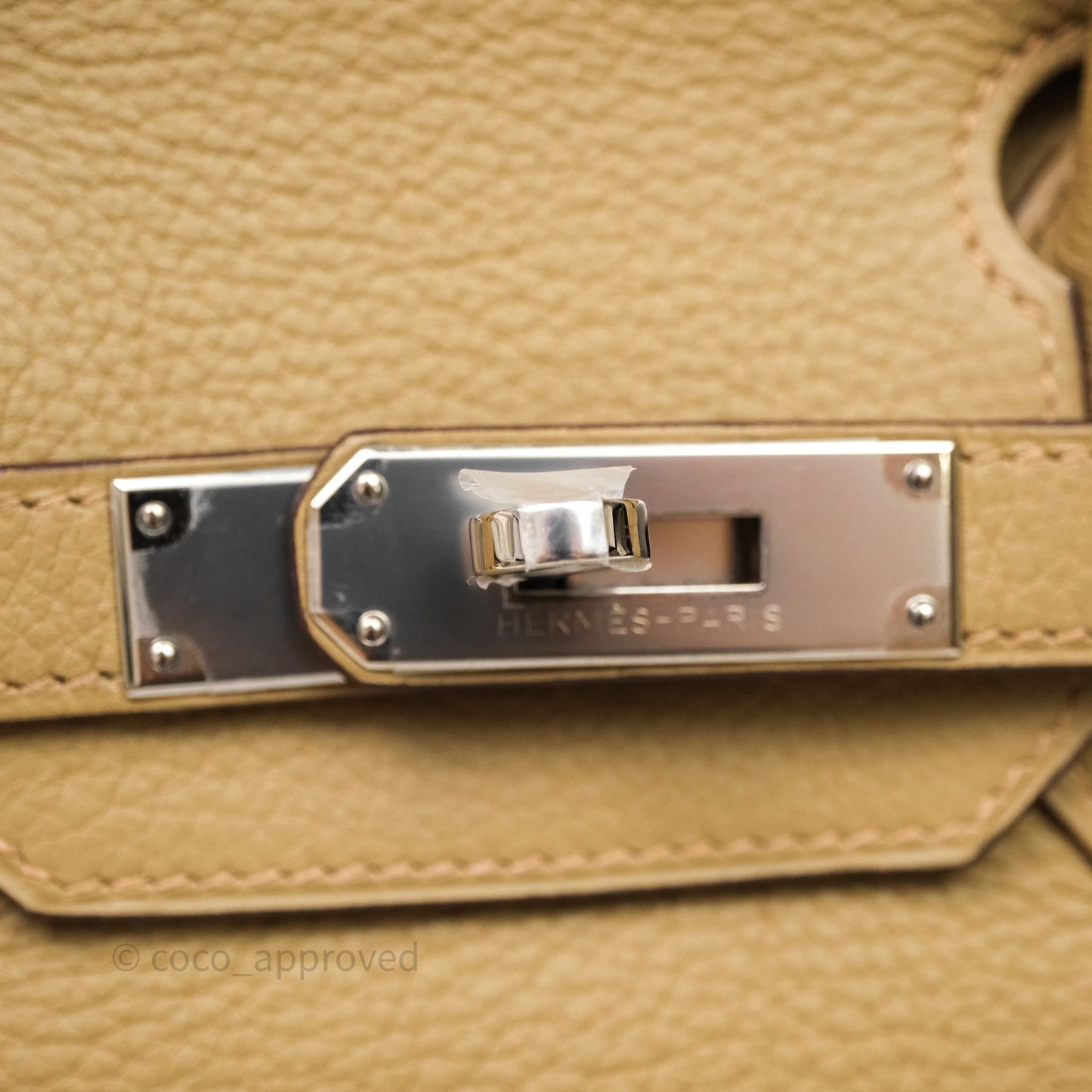 Hermès Birkin 30 Tabac-Camel 24 Togo Palladium Hardware