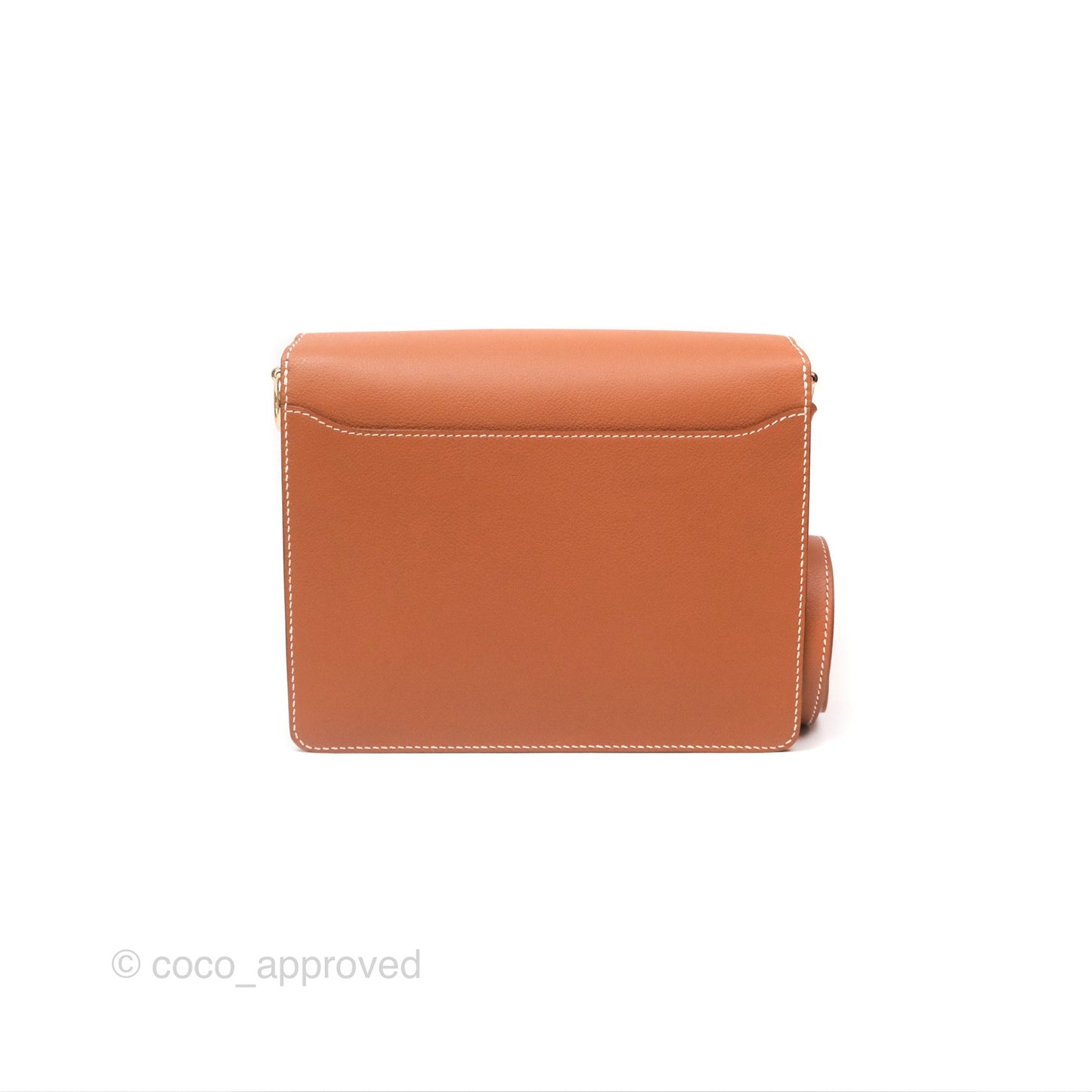 Hermès Roulis 23 Gold Evercolor Gold Hardware