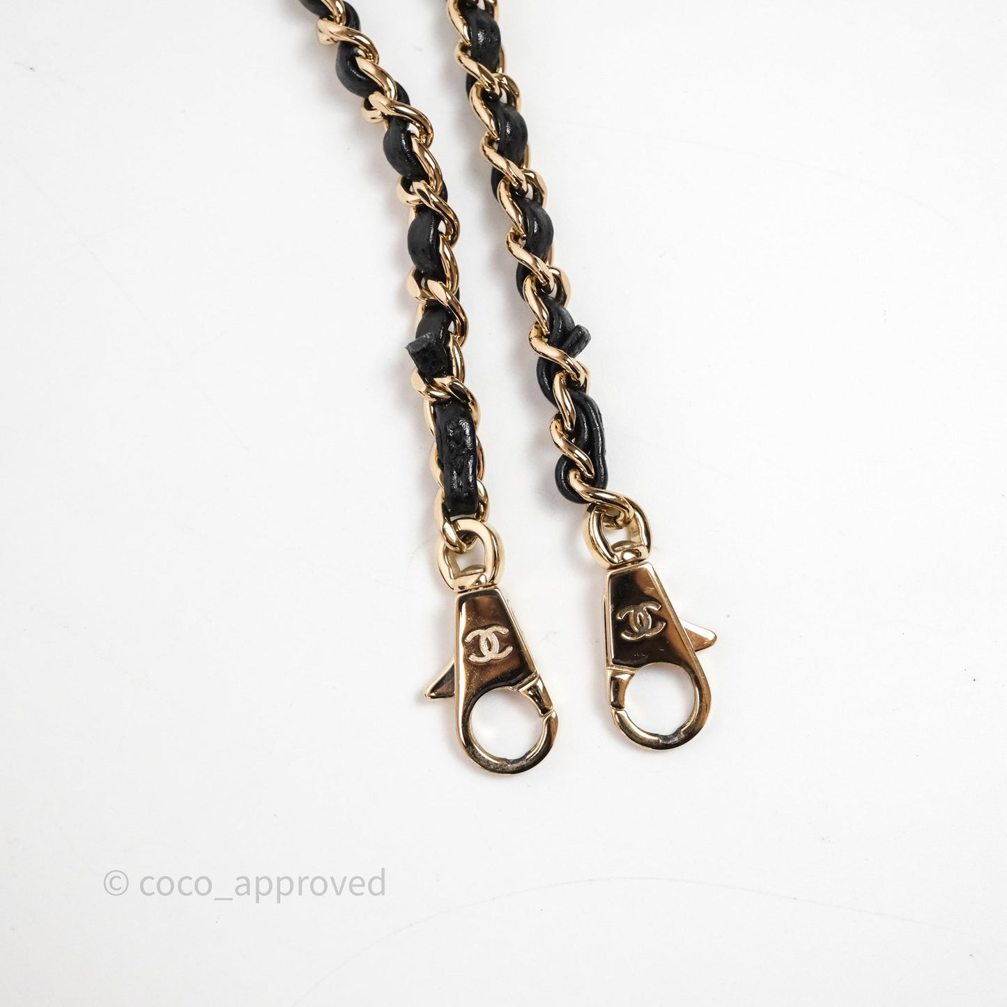 Chanel Small Coco Handle Quilted Black Caviar Aged Gold Hardware Lizard Handle