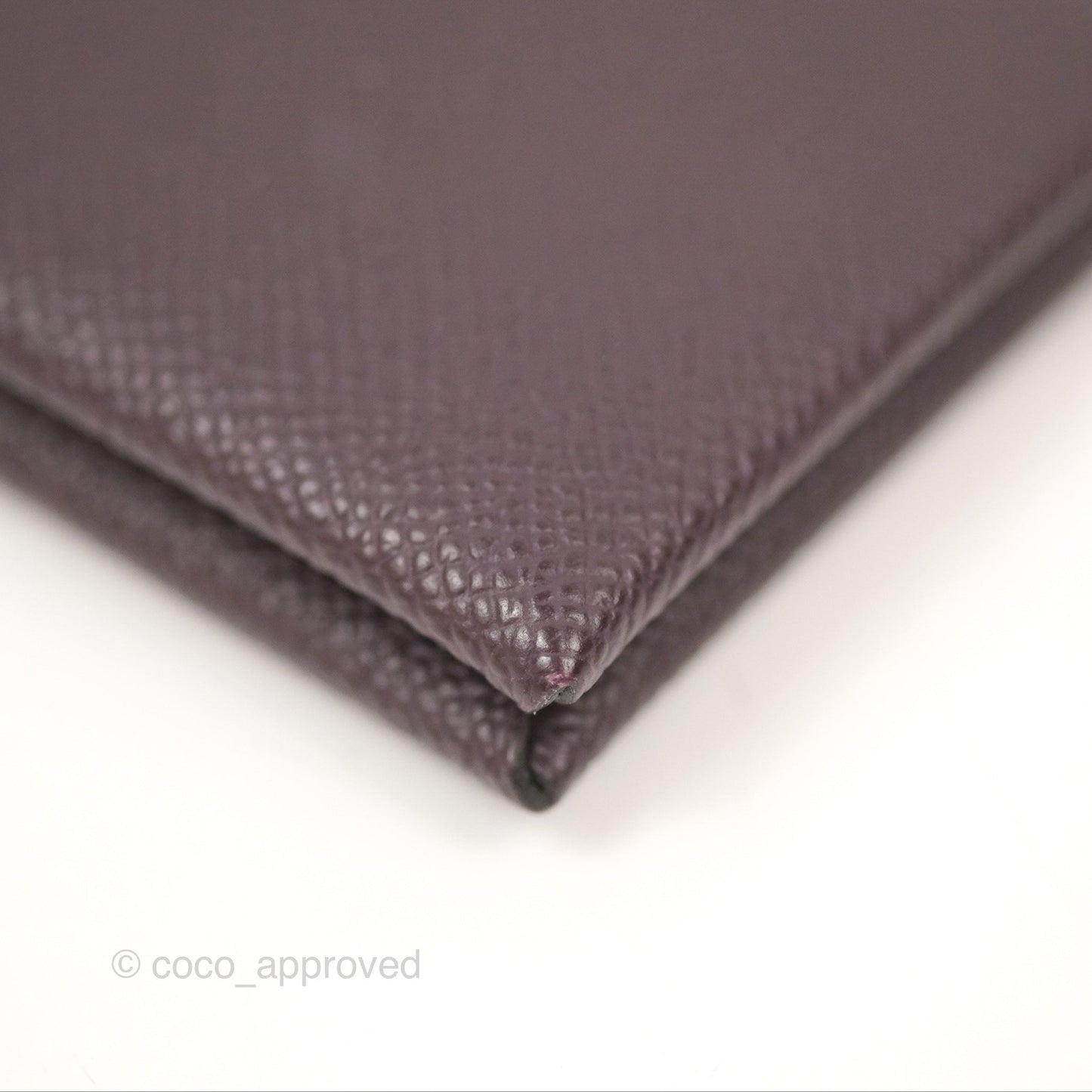 Hermès Calvi Card Holder Rouge Sellier Epsom
