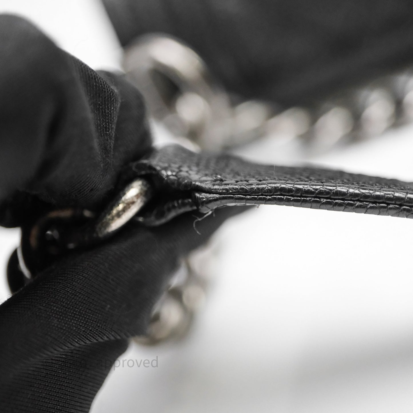 Chanel Quilted New Medium Boy Black Caviar Ruthenium Hardware