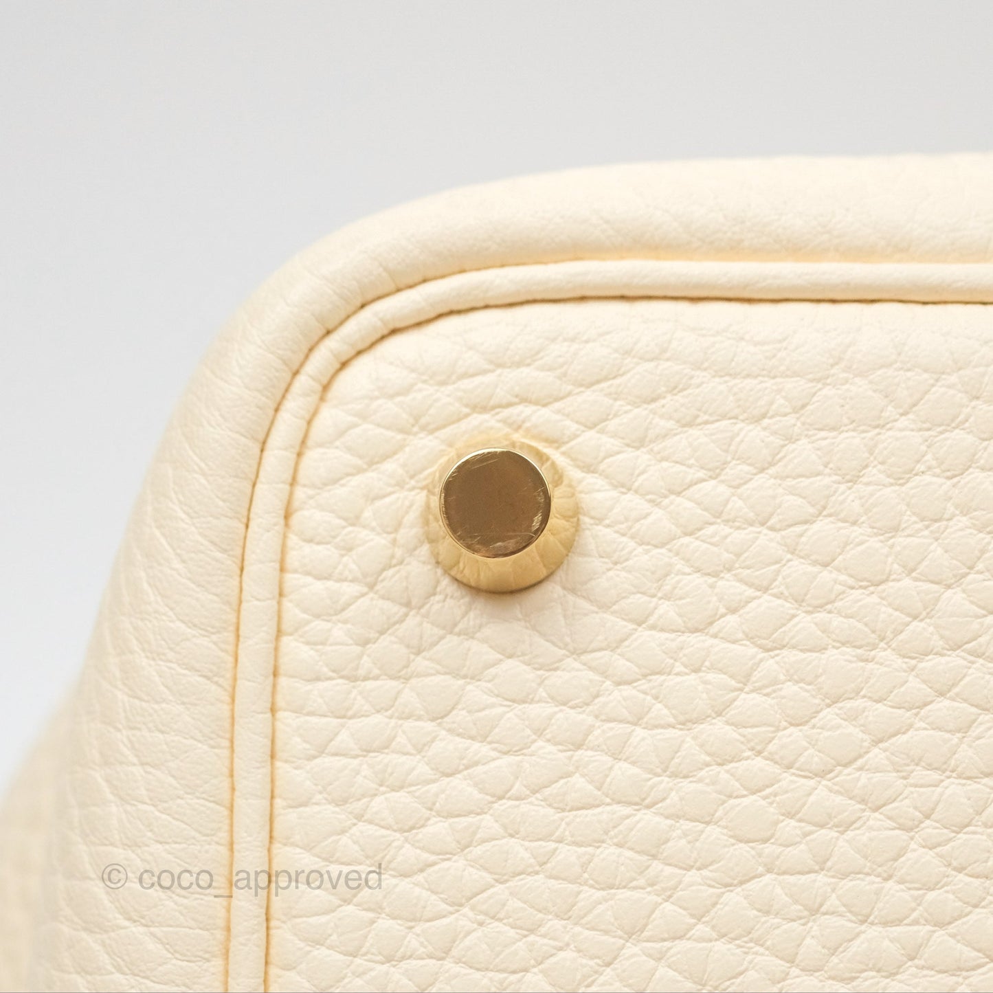 Hermès Picotin Lock 18 Nata Taurillon Clemence Gold Hardware