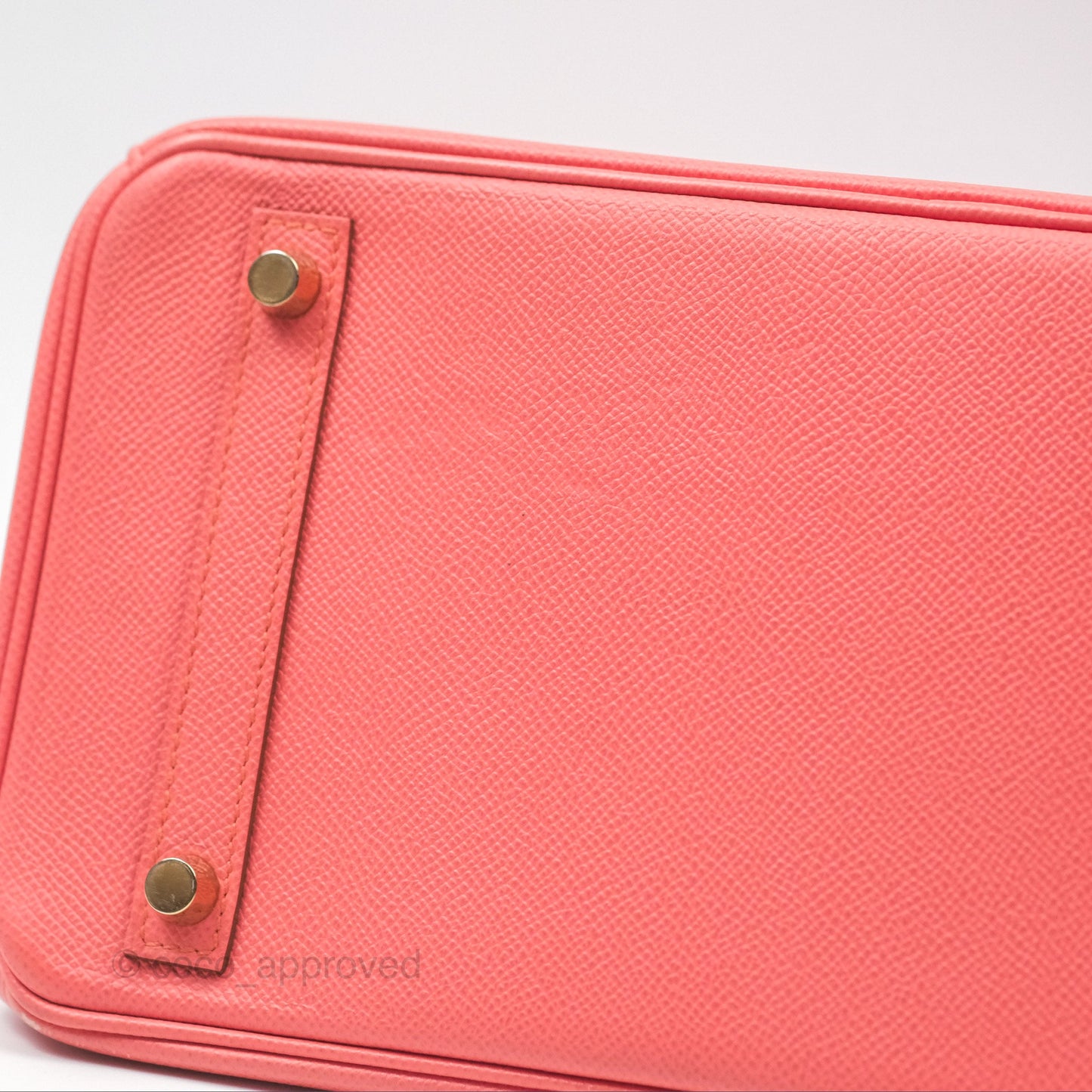 Hermès Birkin 30 Retourne Flamingo I5 Epsom Gold Hardware