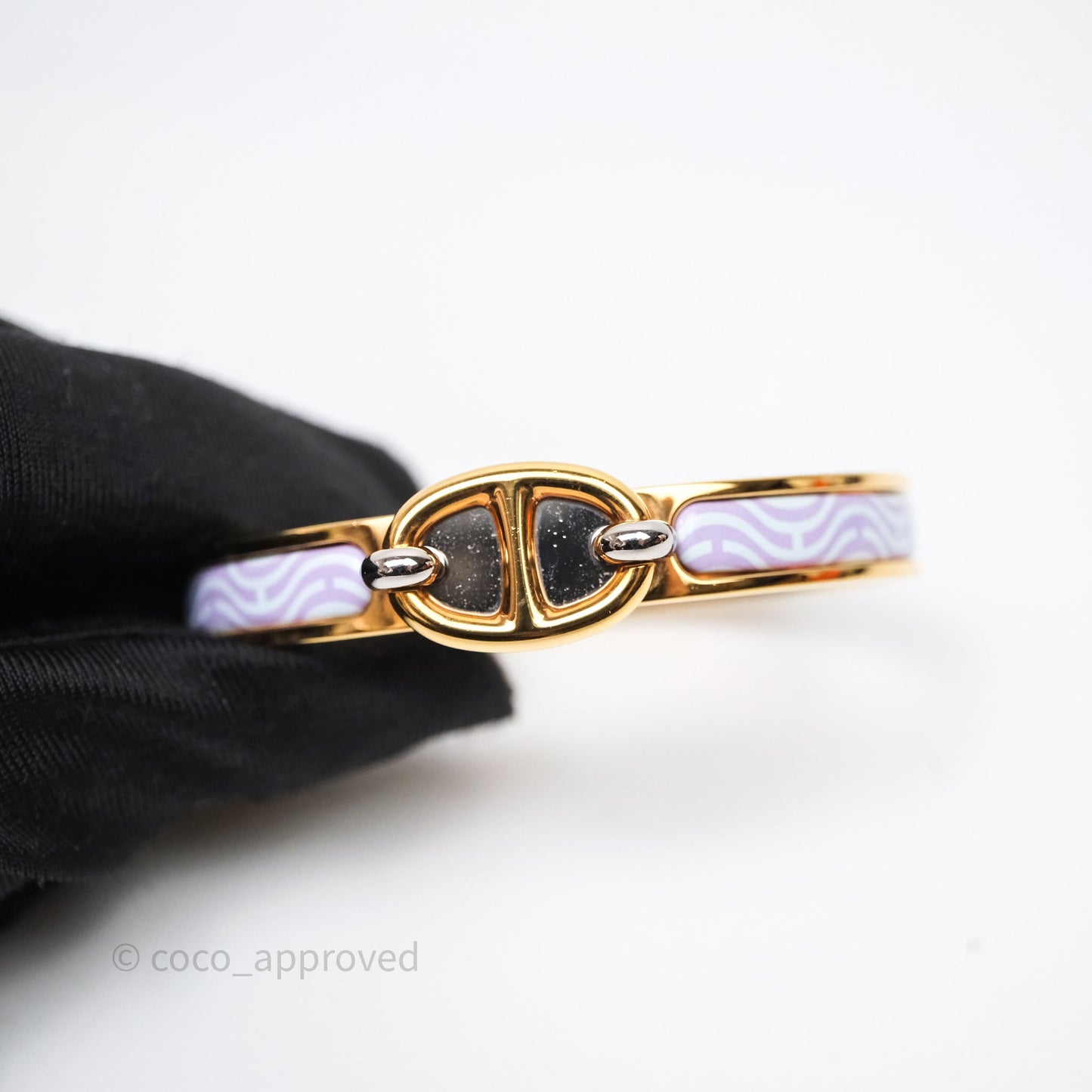 Hermes Mini Clic Chaine d'Ancre Bracelet Hypno Rose Gold