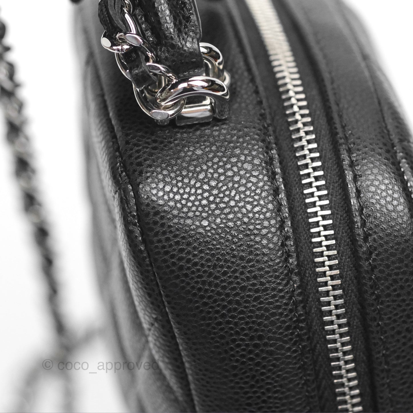 Chanel Classic Mini Backpack Black Caviar Silver Hardware