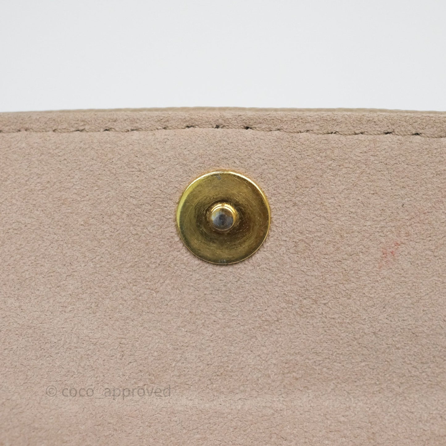 Louis Vuitton Ivy Wallet on Chain Monogram Empreinte Dove/Cream