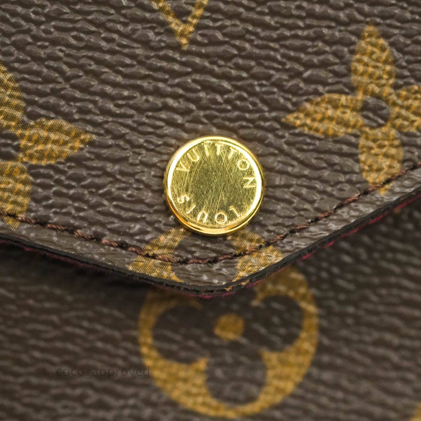 Louis Vuitton Monogram Canvas Pochette Félicie Bag Fuchsia Pink