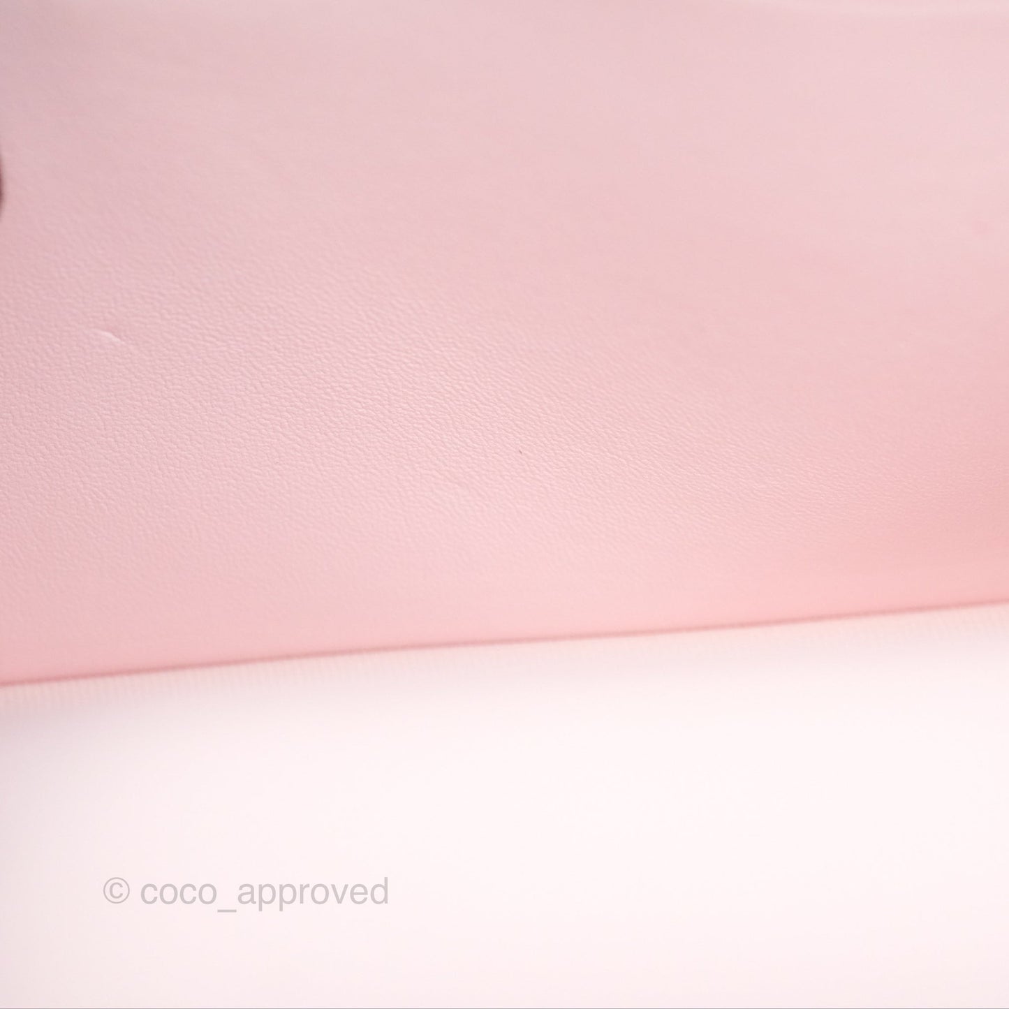 Chanel Wallet On Chain WOC Pearl Chain Iridescent Light Pink Lambskin Gold Hardware