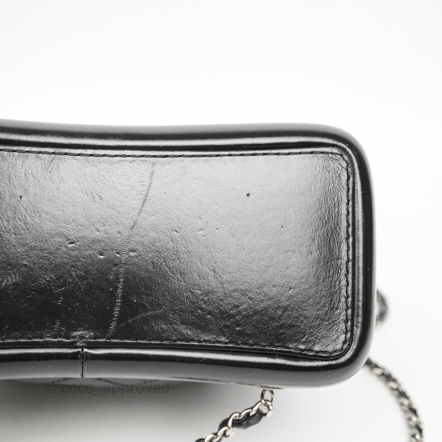 Chanel Small Gabrielle Backpack Black Aged Calfskin