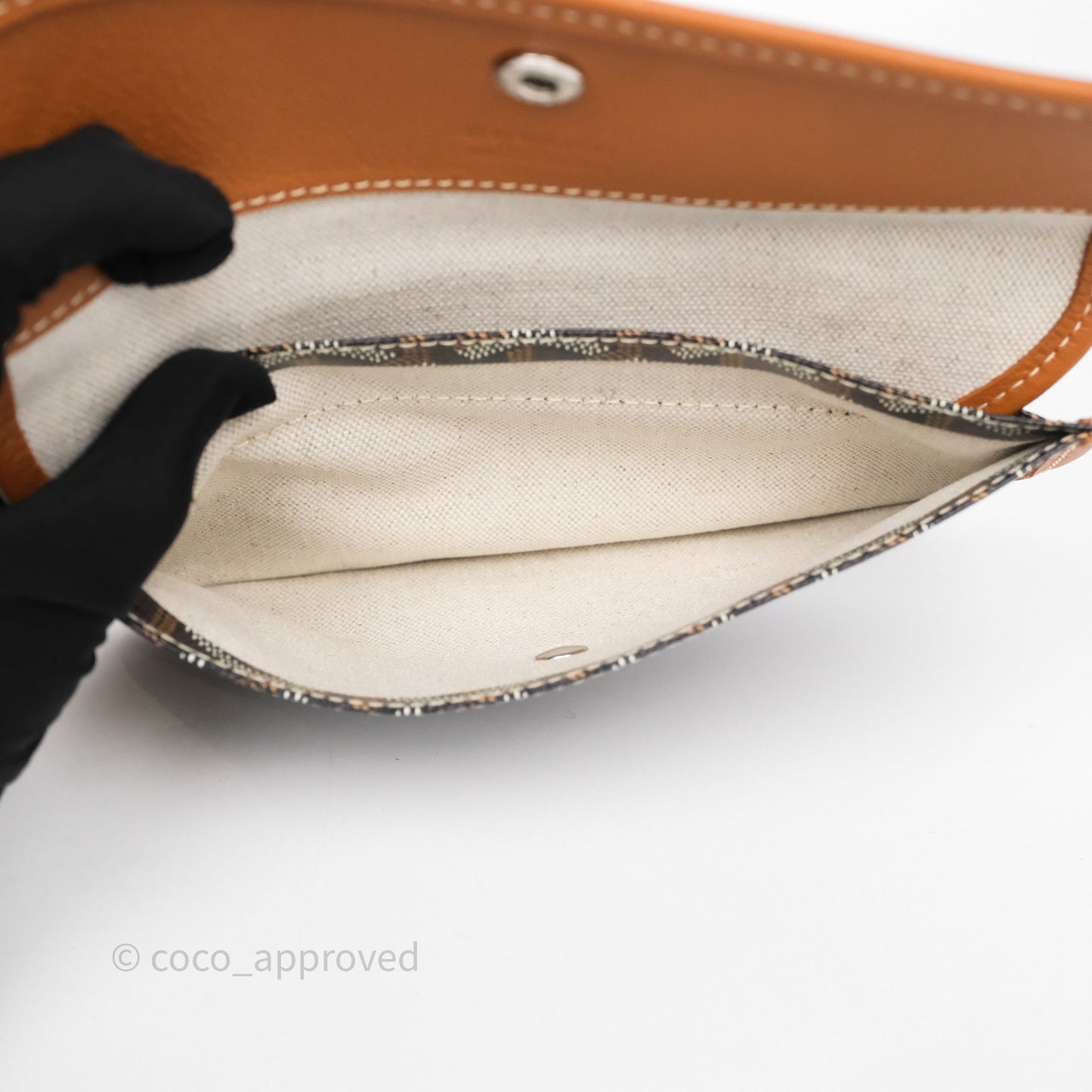 Goyard St Louis Tote GM Tan Black