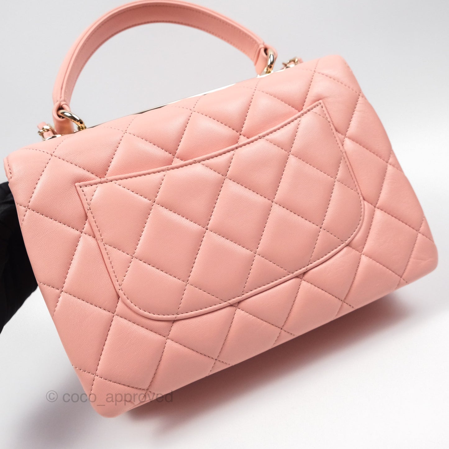 Chanel Small Trendy CC Pink Lambskin Gold Hardware
