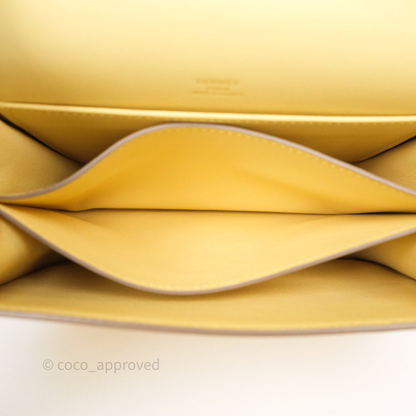 Hermès Roulis Mini 18 Jaune Poussin 1Z Swift Gold Hardware