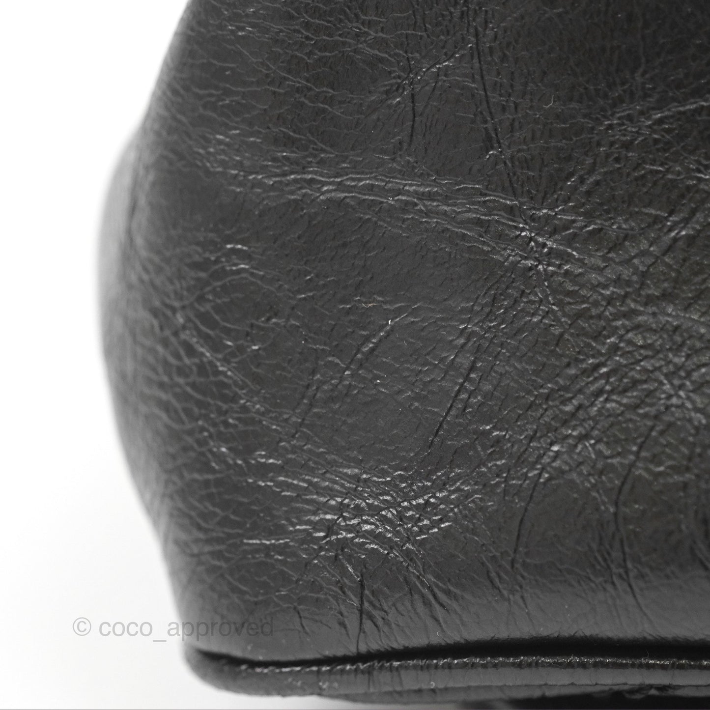 Saint Laurent Medium Niki Chain Bag Crinkled Calfskin So Black