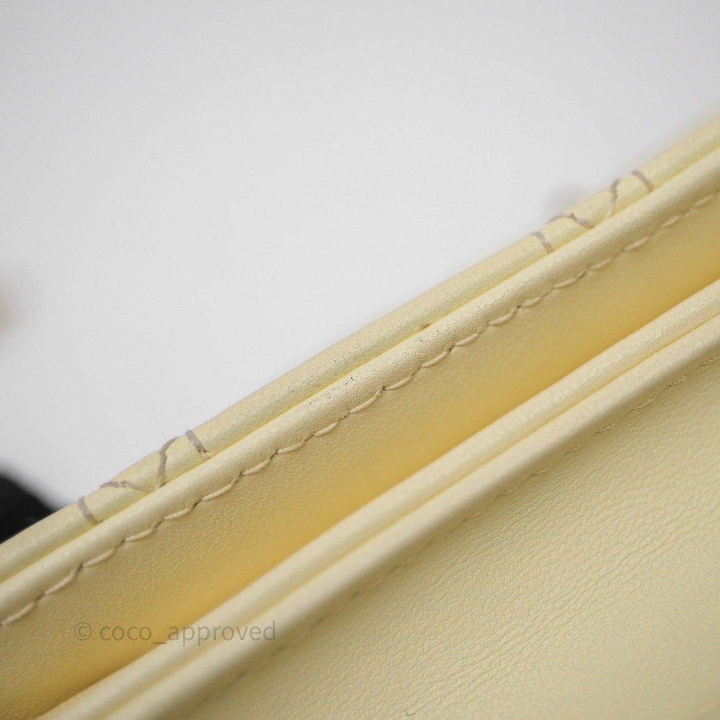Christian Dior My Dior Mini Bag Yellow Cannage Lambskin Gold Hardware