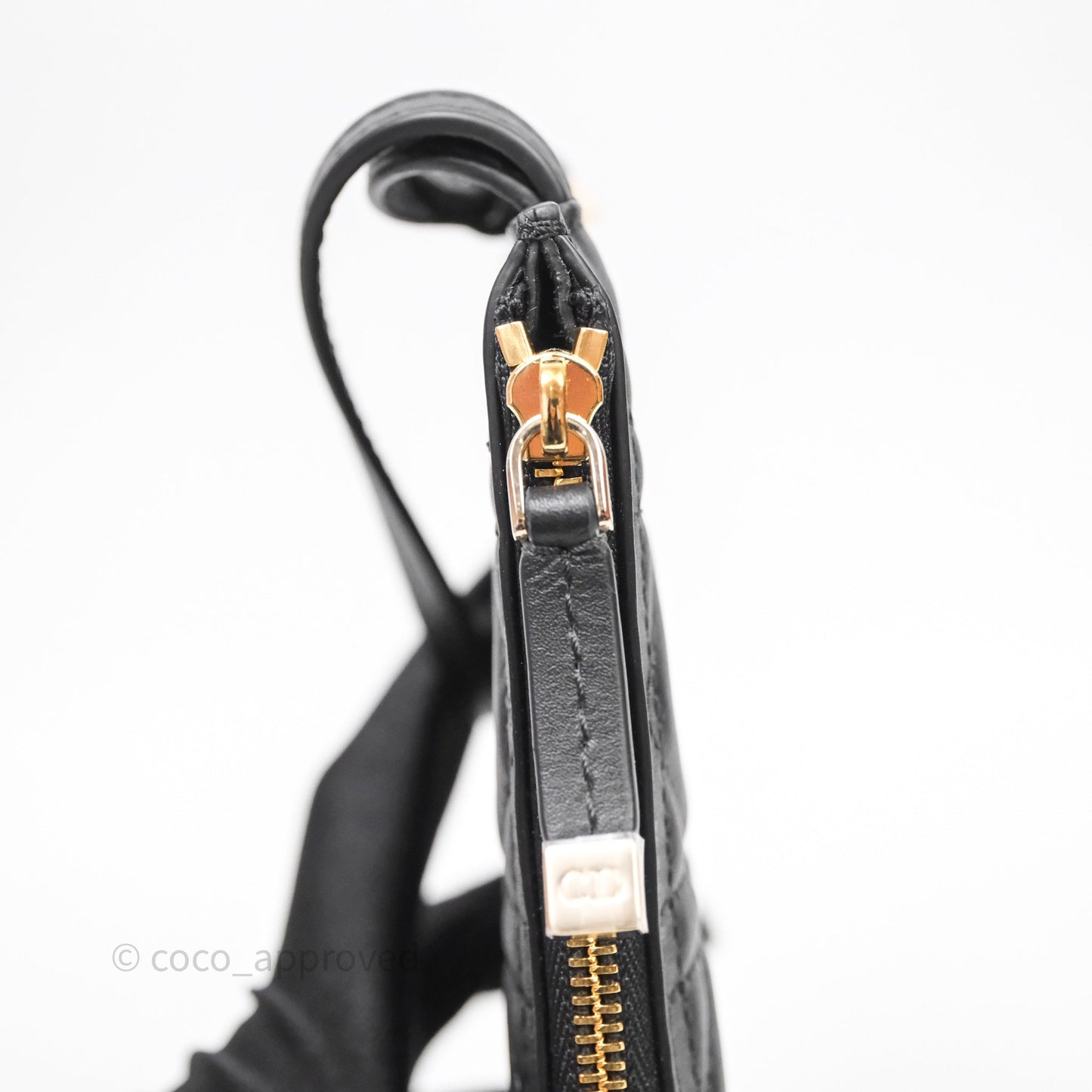 Christian Dior Medium Dior Toujours Bag Black Macrocannage Calfskin