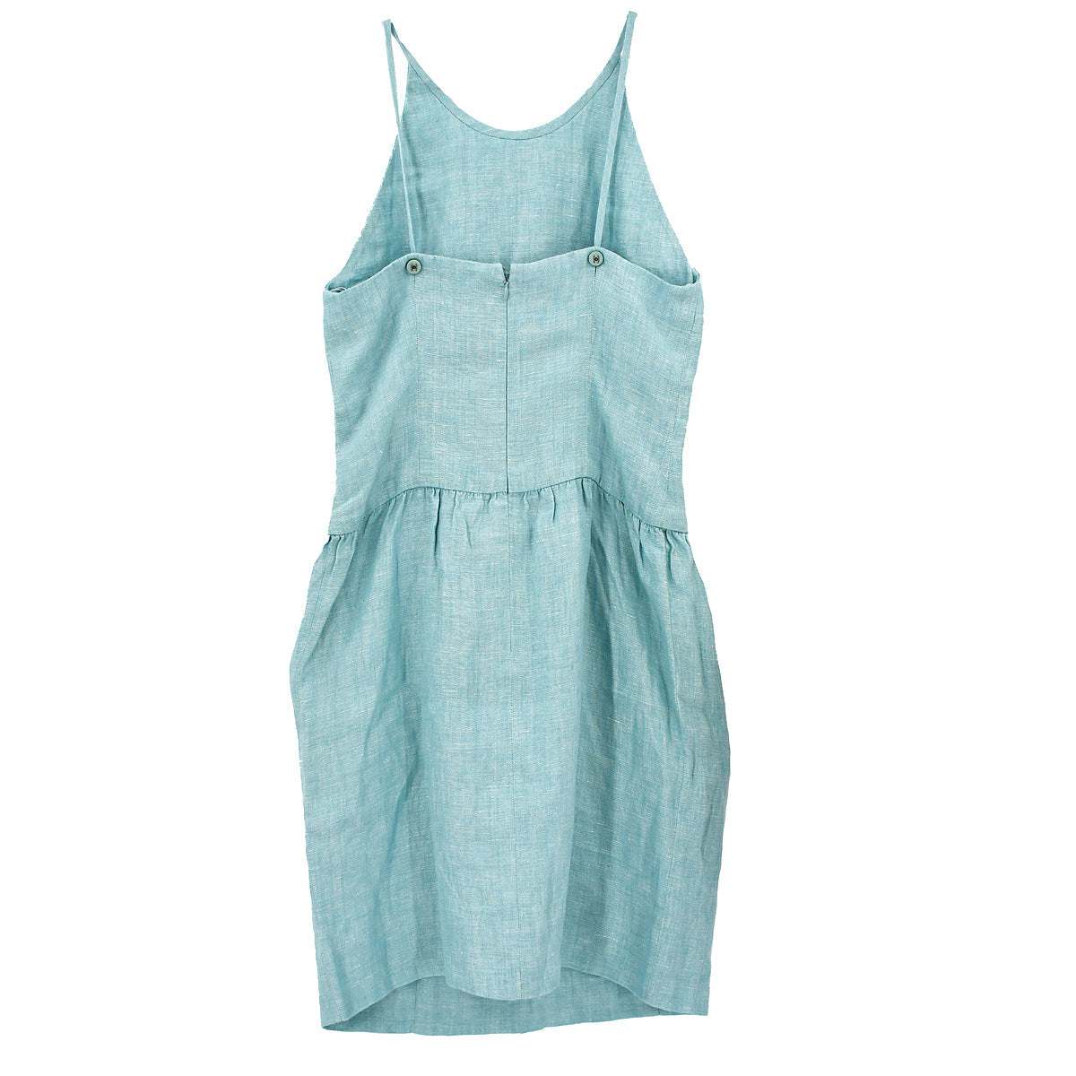 Luxury Chanel 1996 Spring Setup Suit Jacket Dress Light Blue #40