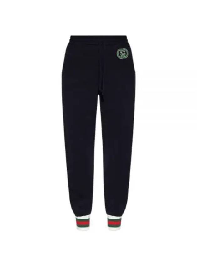 Luxury Gucci Trending 2025 Women's Cotton Jersey JoGGer Track Pants Black