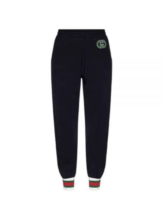 Luxury Gucci Trending 2025 Women's Cotton Jersey JoGGer Track Pants Black