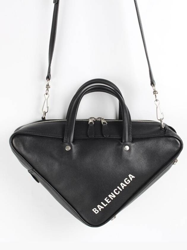 Luxury Balenciaga Logo triangle small duffel bag