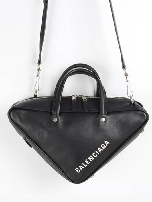 Luxury Balenciaga Logo triangle small duffel bag