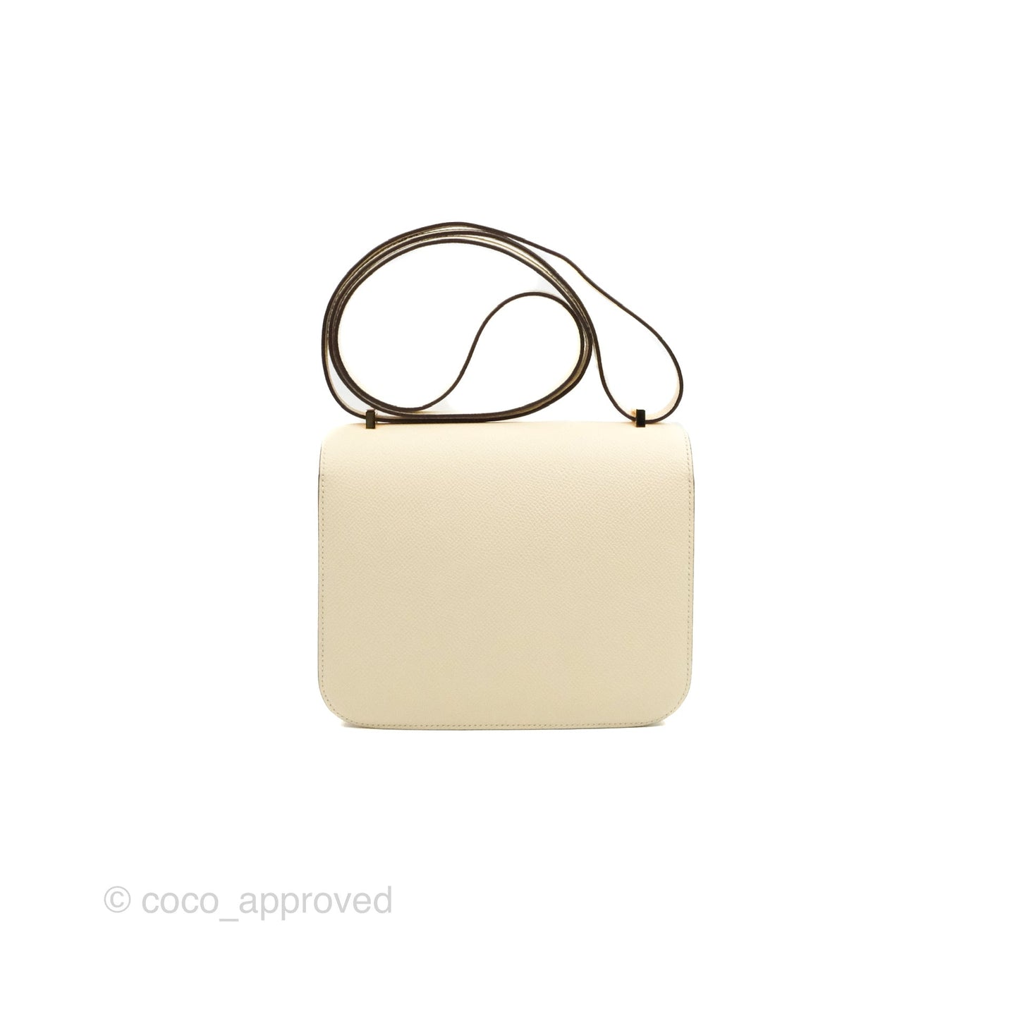 Hermès Constance Mini 18cm Nata Epsom Rose Gold Hardware