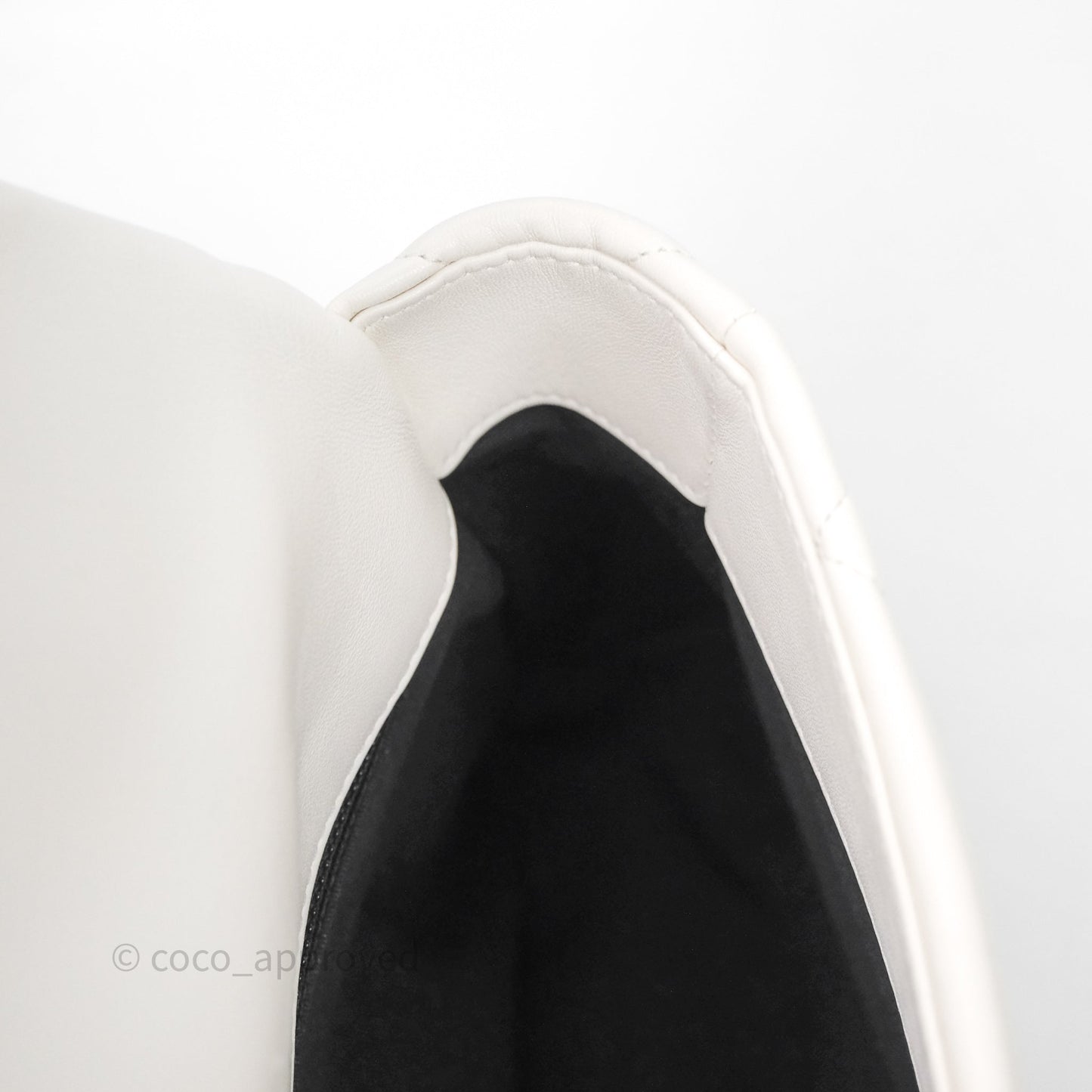 Chanel 19 Medium White Mixed Hardware