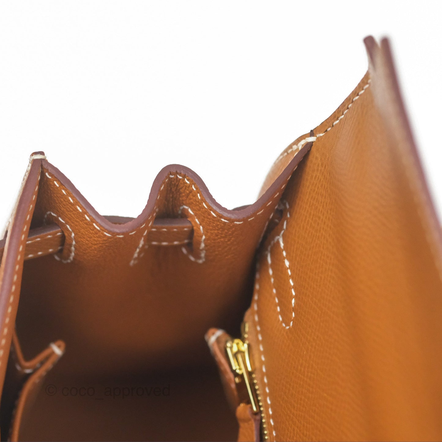 Hermès Kelly 25 Sellier Gold 37 Epsom Gold Hardware