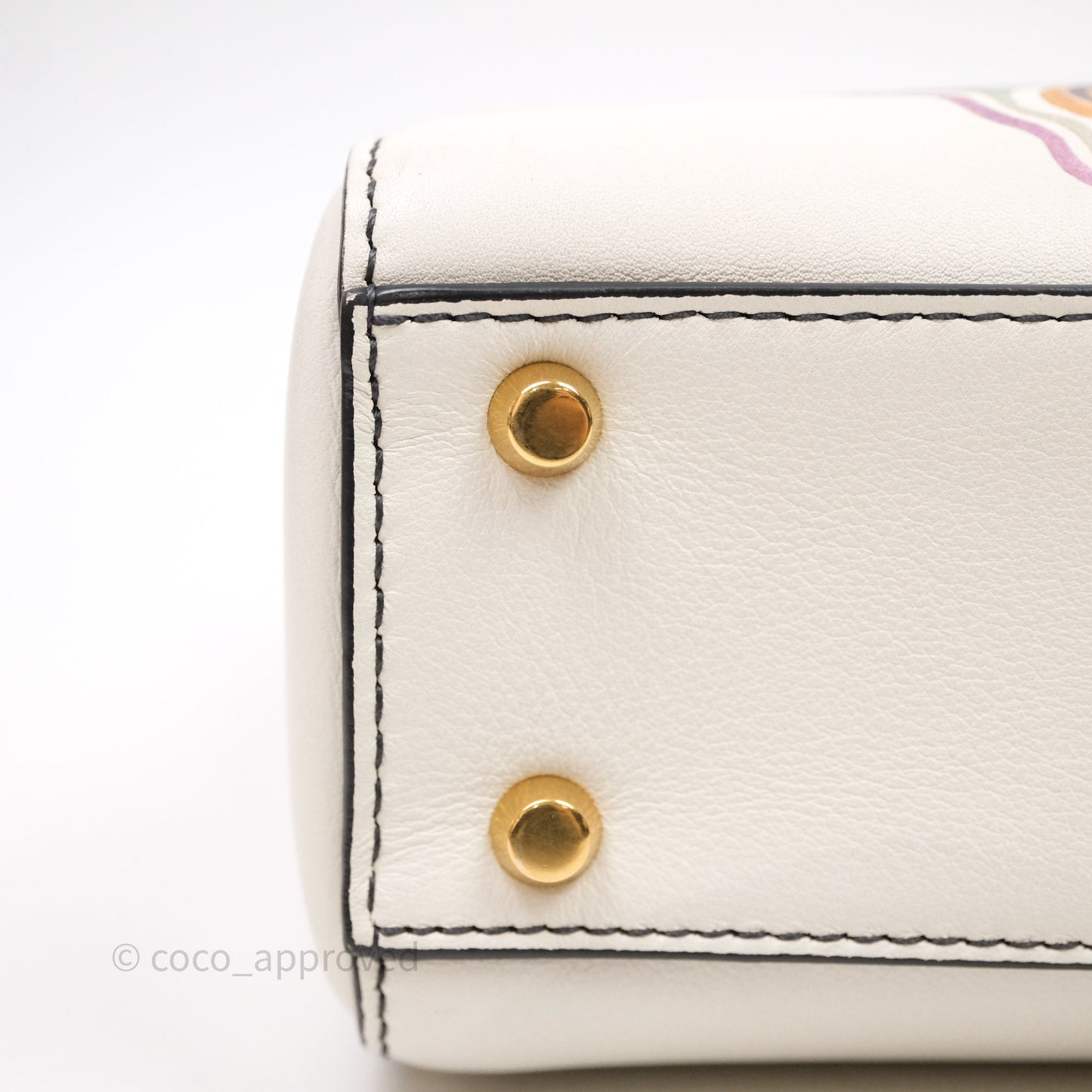 Christian Dior Mini Lady Dior Niki De Saint Phalle Calfskin White